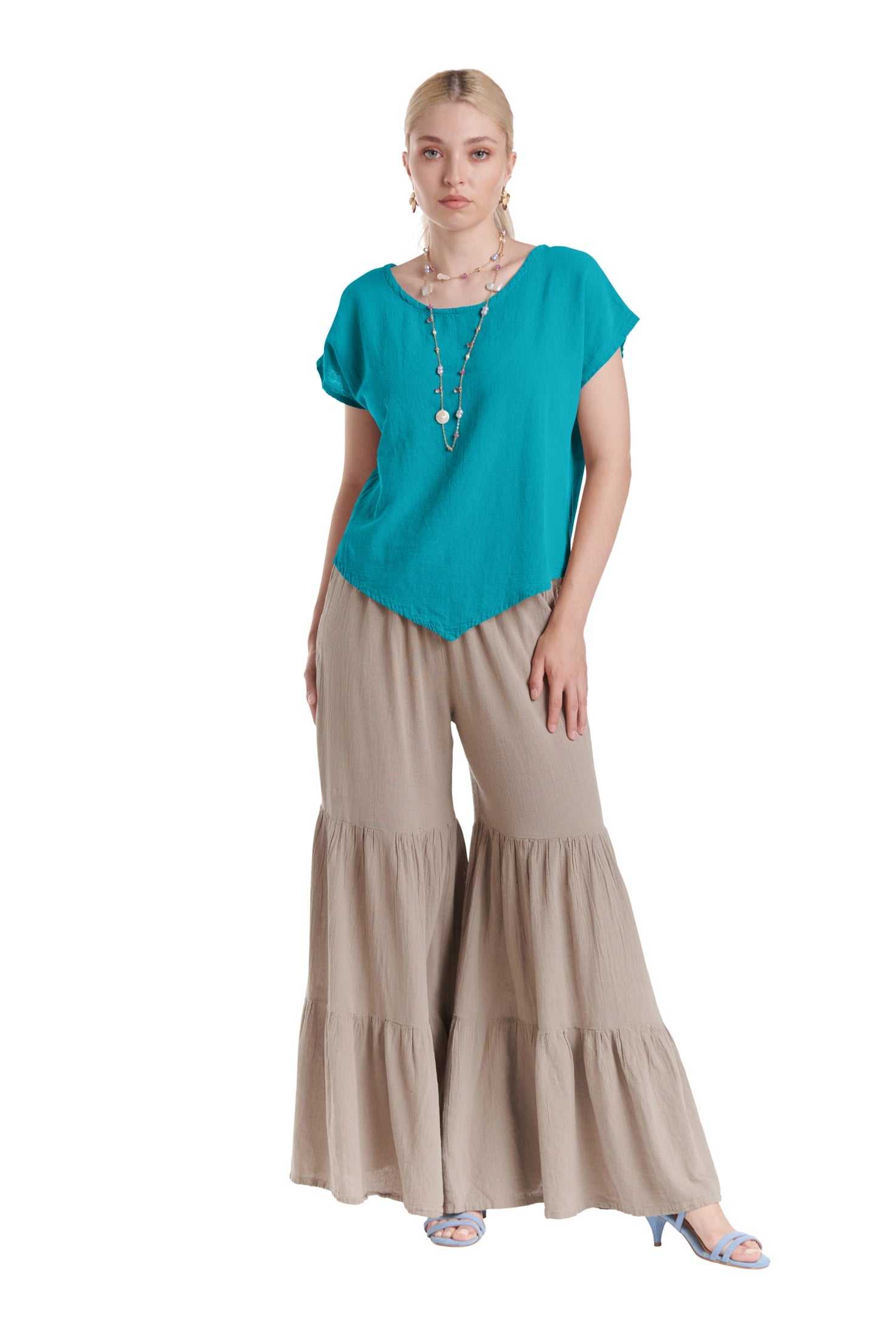 Grace Cotton Gauze Blouse-Oh My Gauze