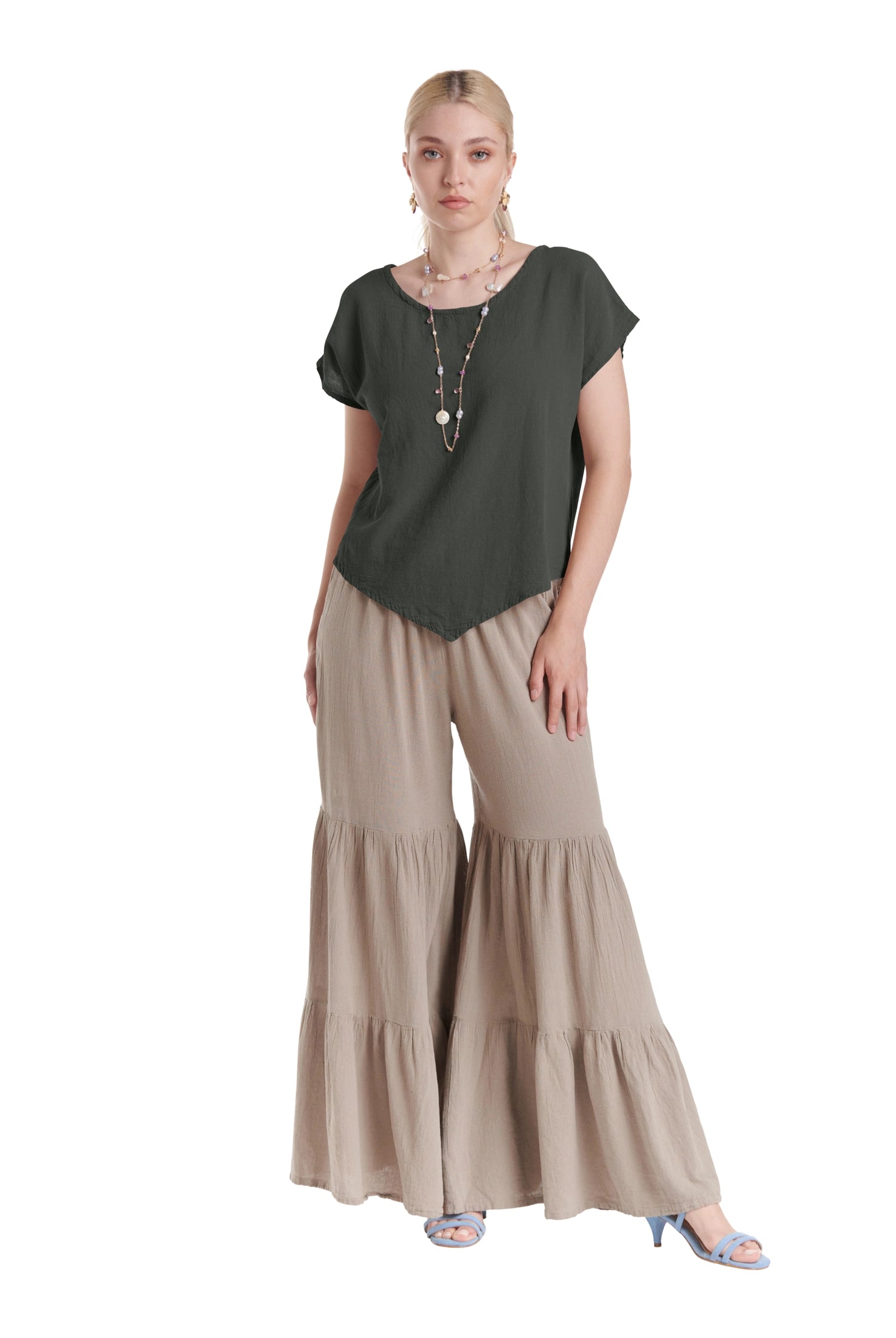 Grace Cotton Gauze Blouse-Oh My Gauze