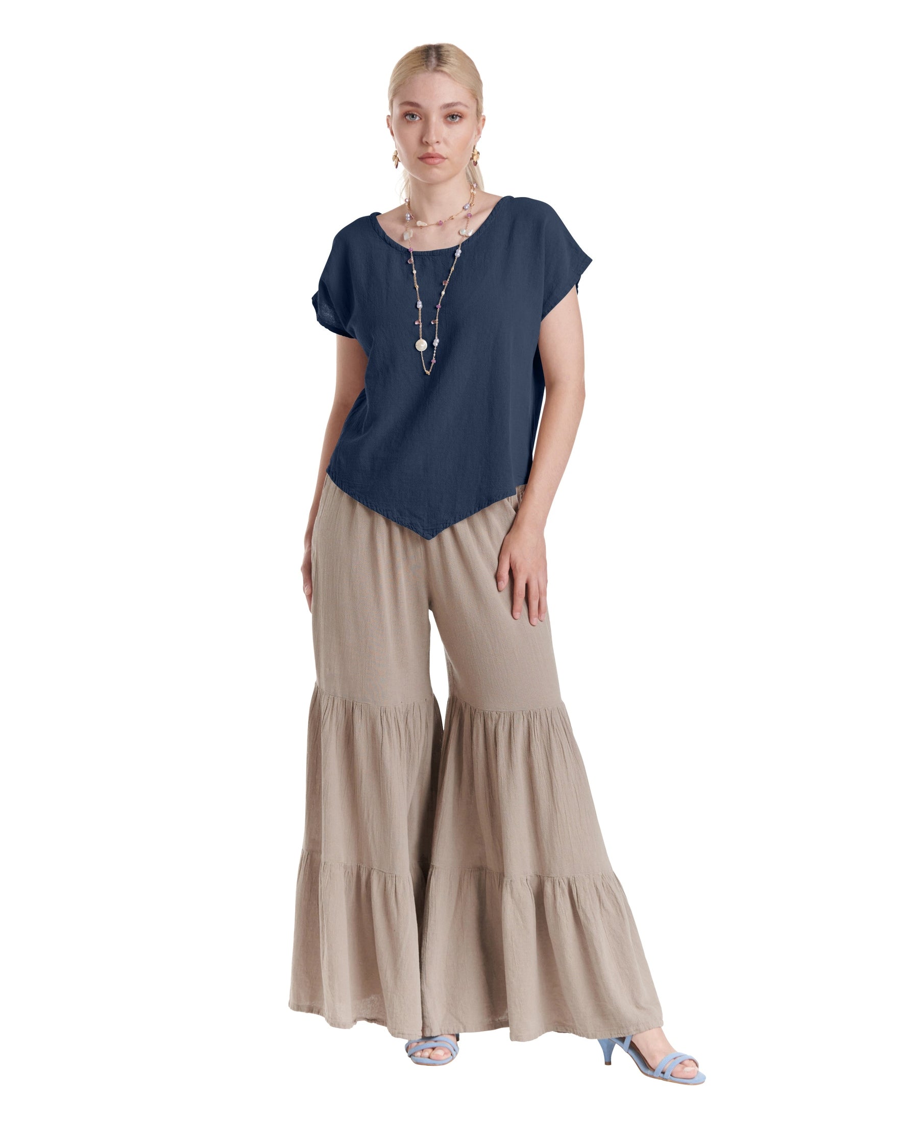 Grace Cotton Gauze Blouse-Oh My Gauze