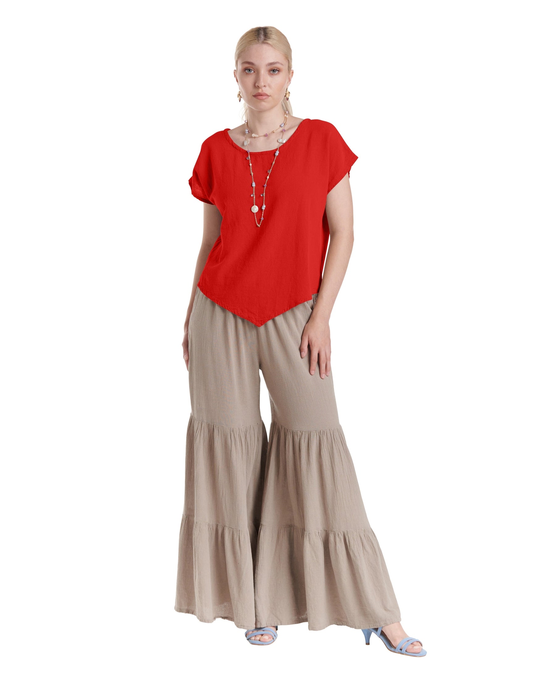 Grace Cotton Gauze Blouse-Oh My Gauze