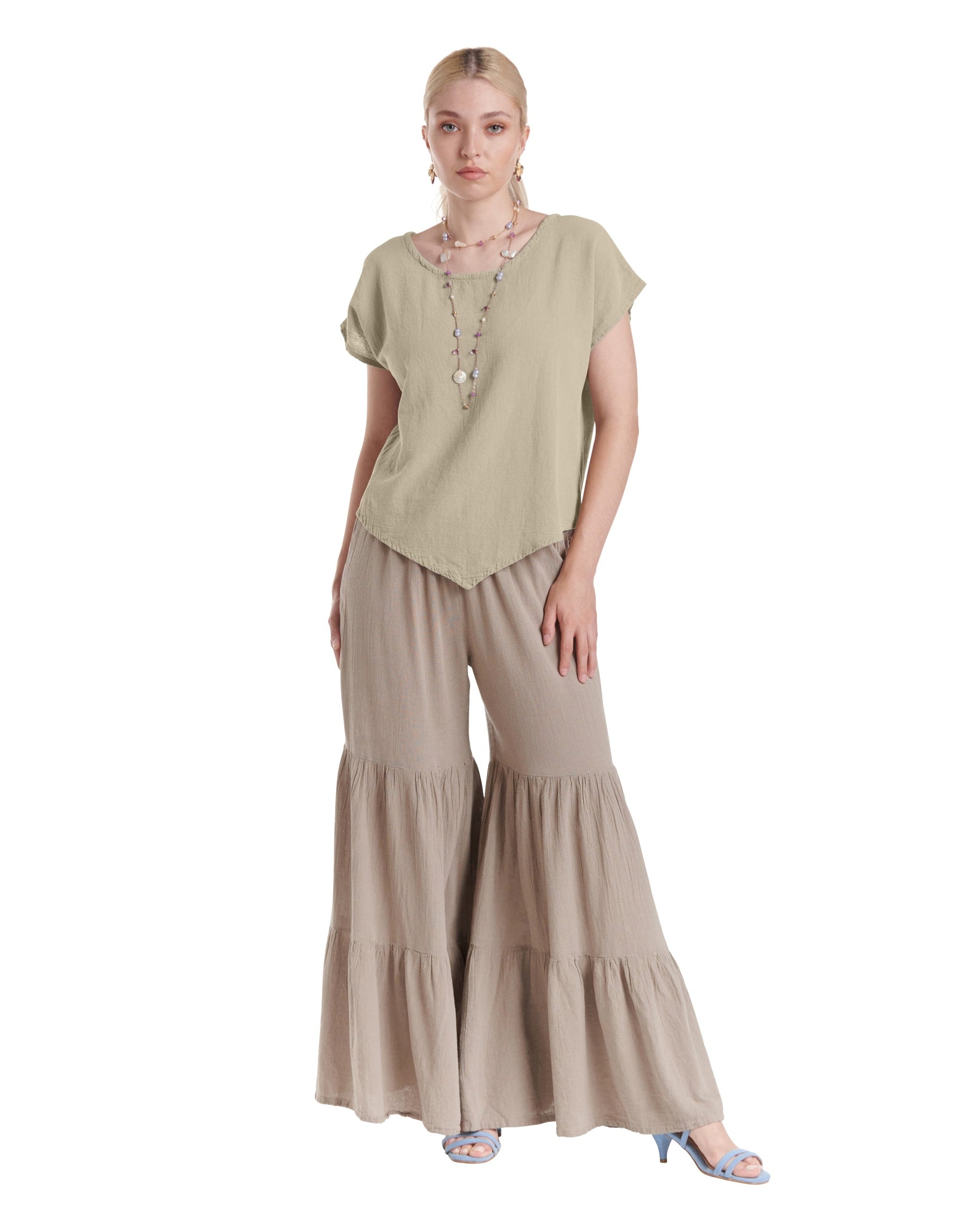 Grace Cotton Gauze Blouse-Oh My Gauze