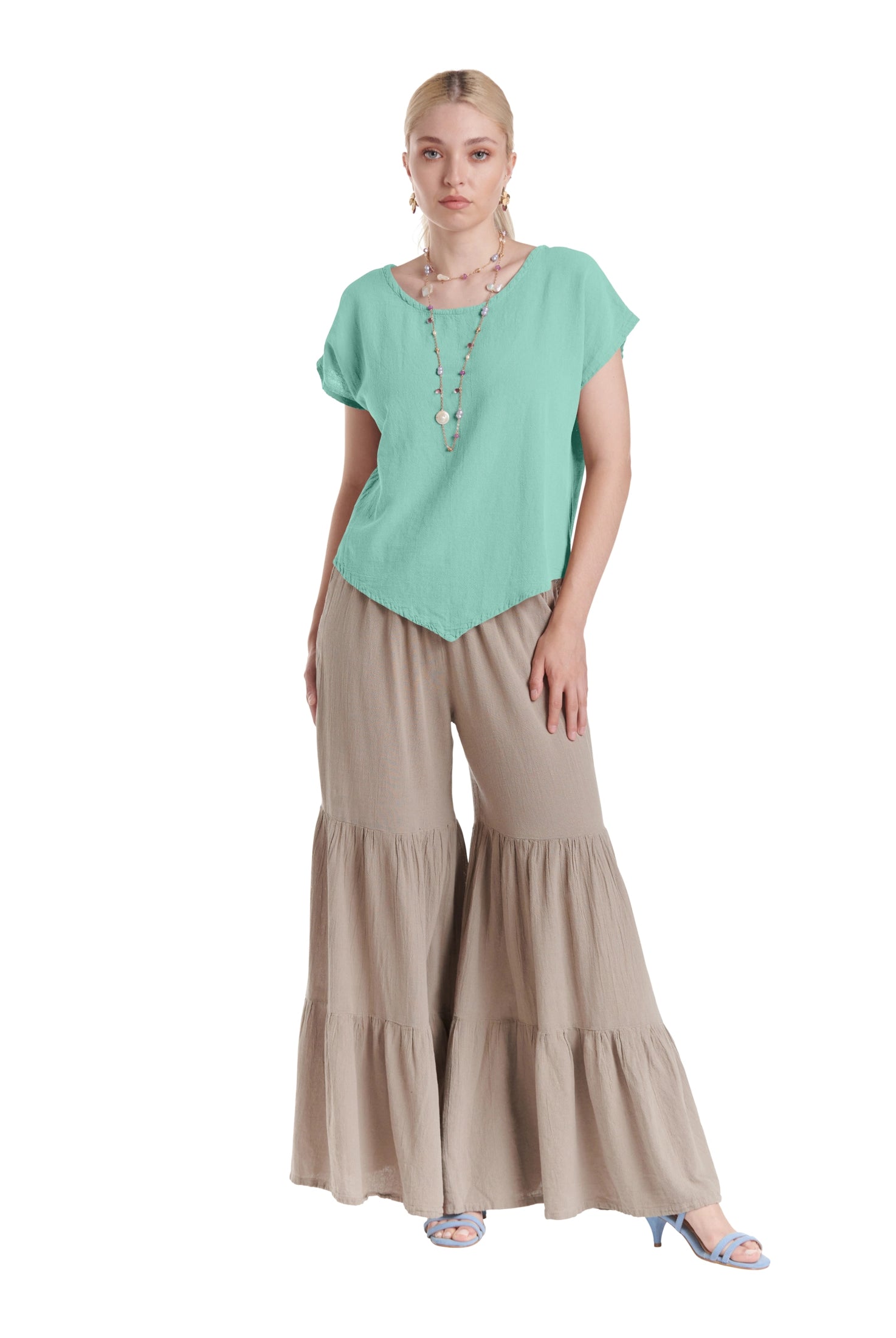 Grace Cotton Gauze Blouse-Oh My Gauze