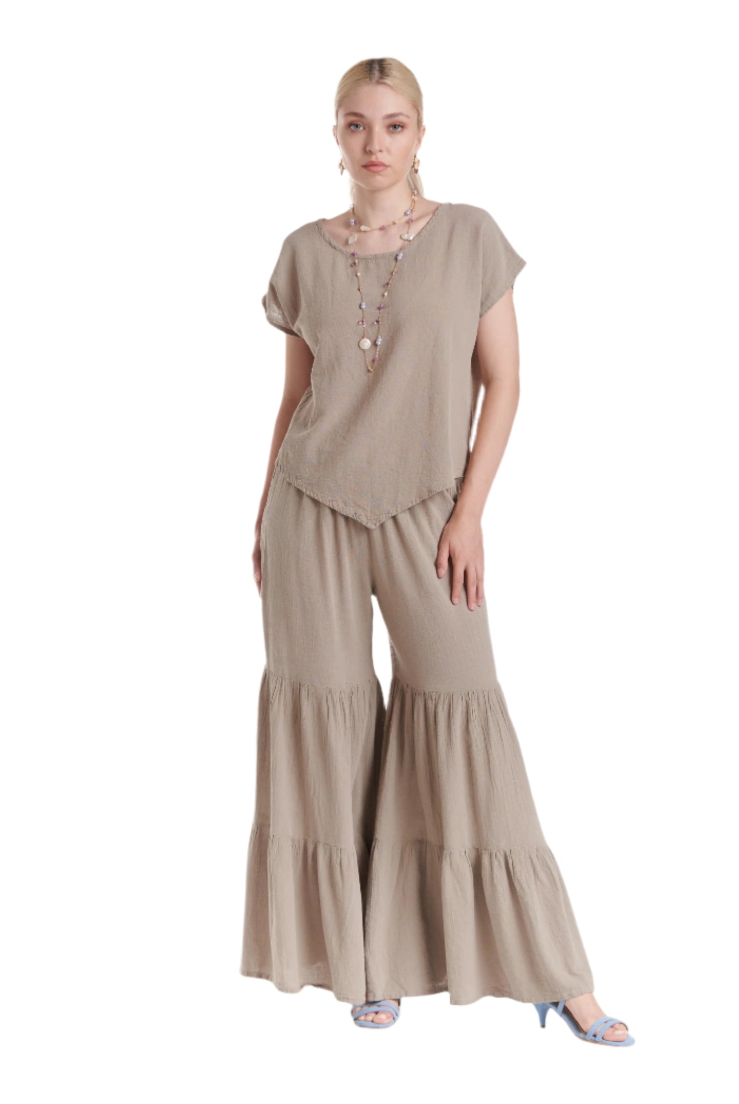 Grace Cotton Gauze Blouse-Oh My Gauze