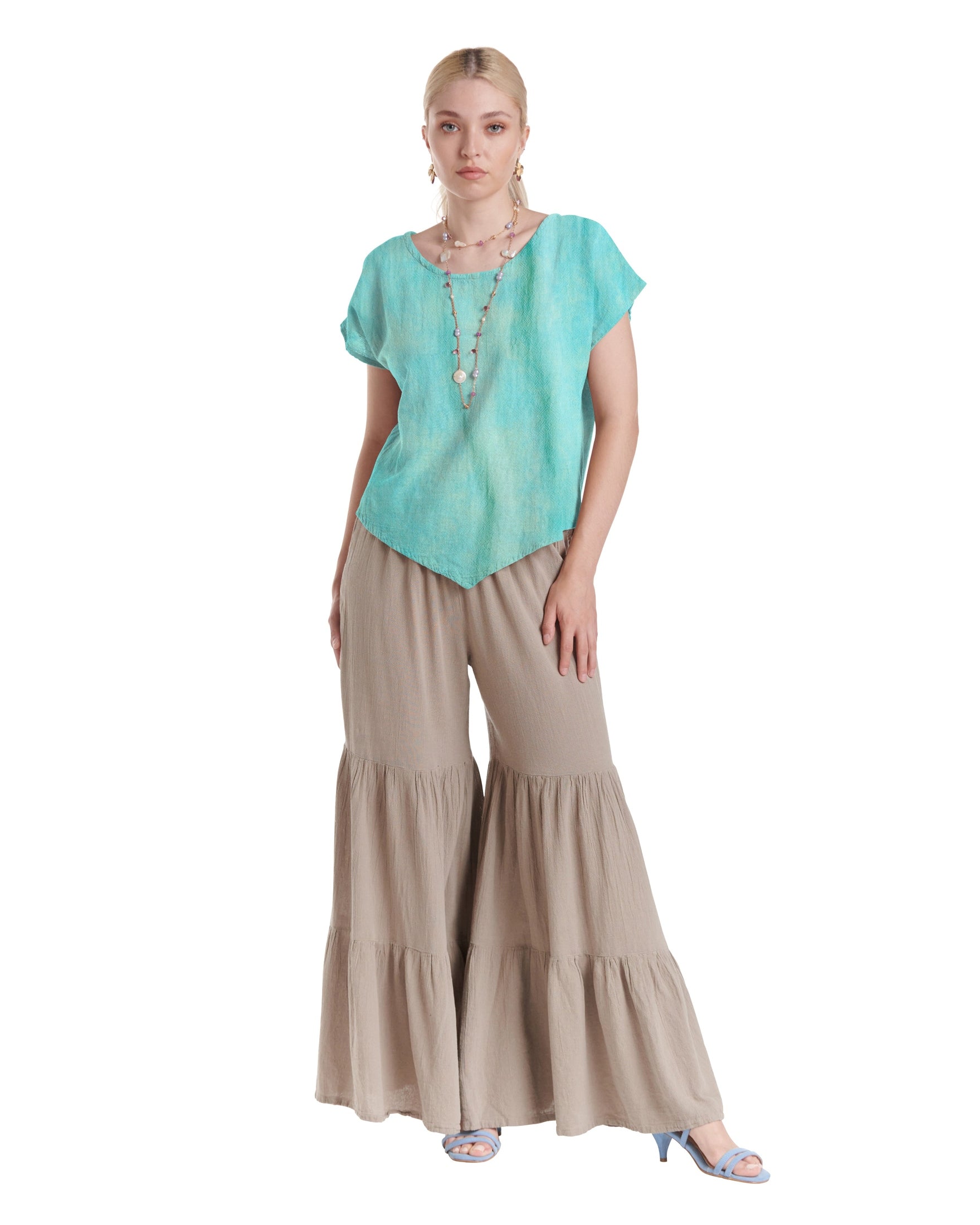 Grace Cotton Gauze Blouse-Oh My Gauze