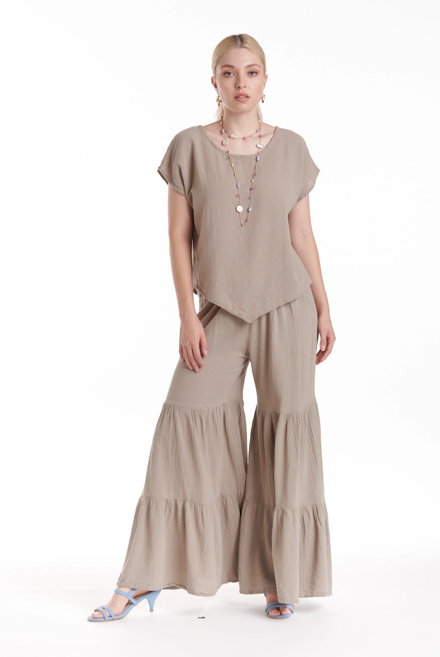 Grace Cotton Gauze Blouse-Oh My Gauze