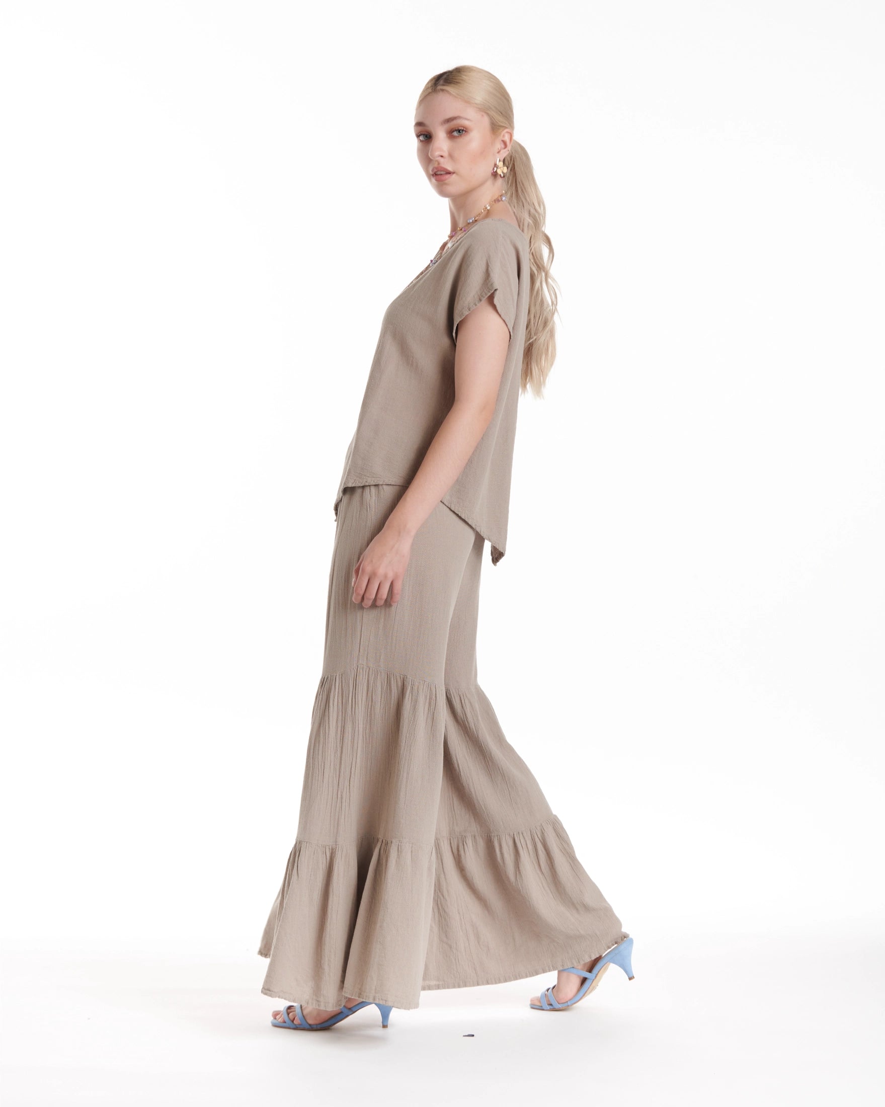 Grace Cotton Gauze Blouse-Oh My Gauze