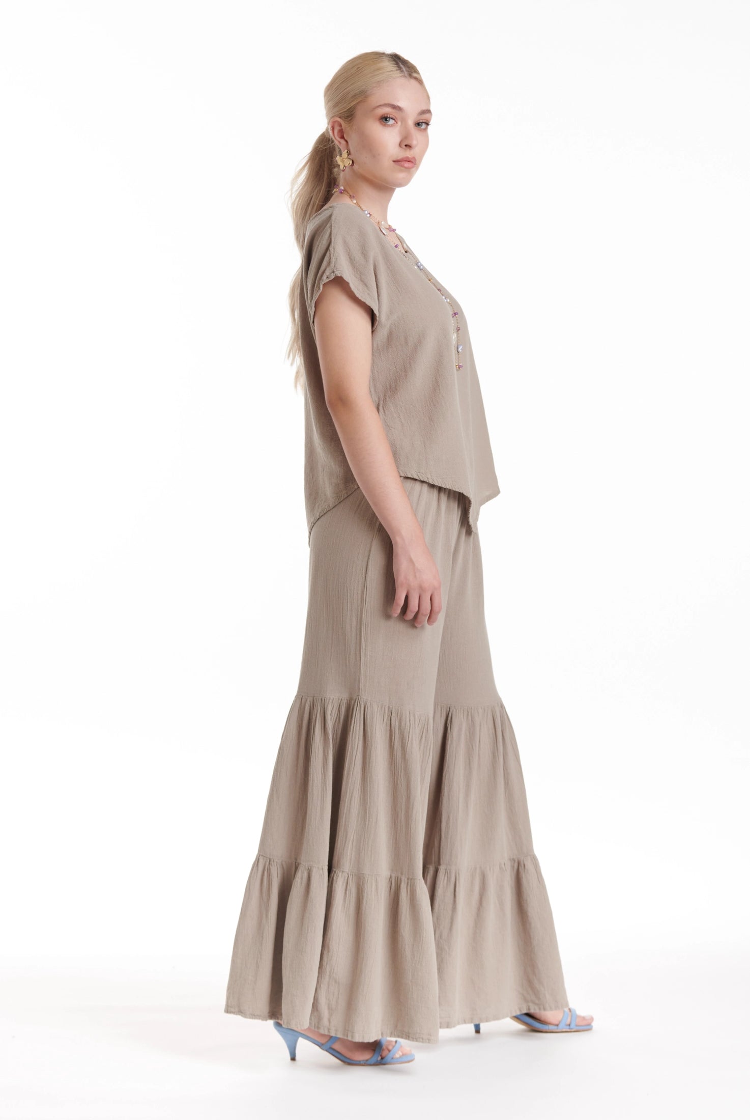Grace Cotton Gauze Blouse-Oh My Gauze