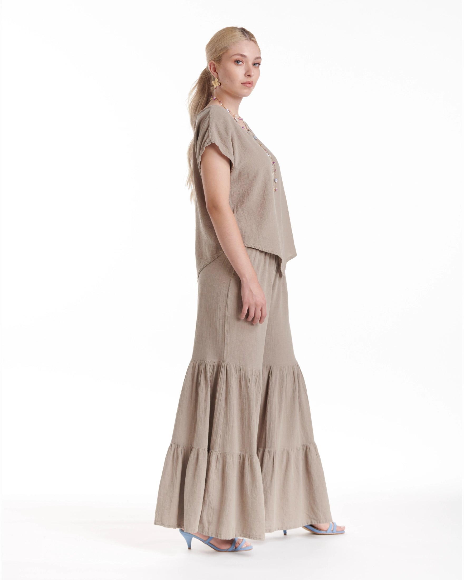 Grace Cotton Gauze Blouse-Oh My Gauze