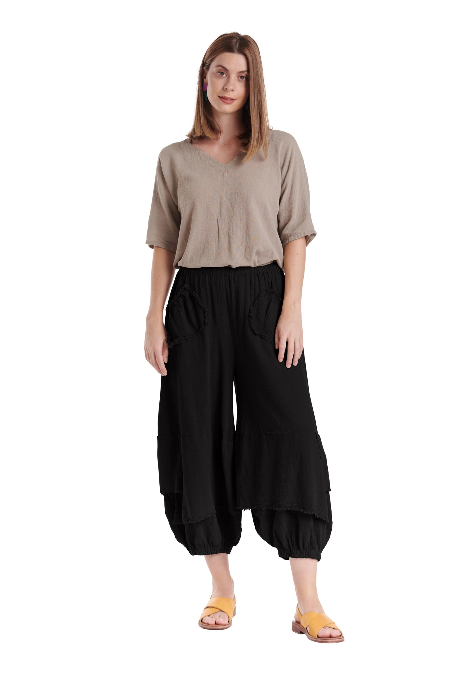 Guchi Cotton Gauze Pants-Oh My Gauze