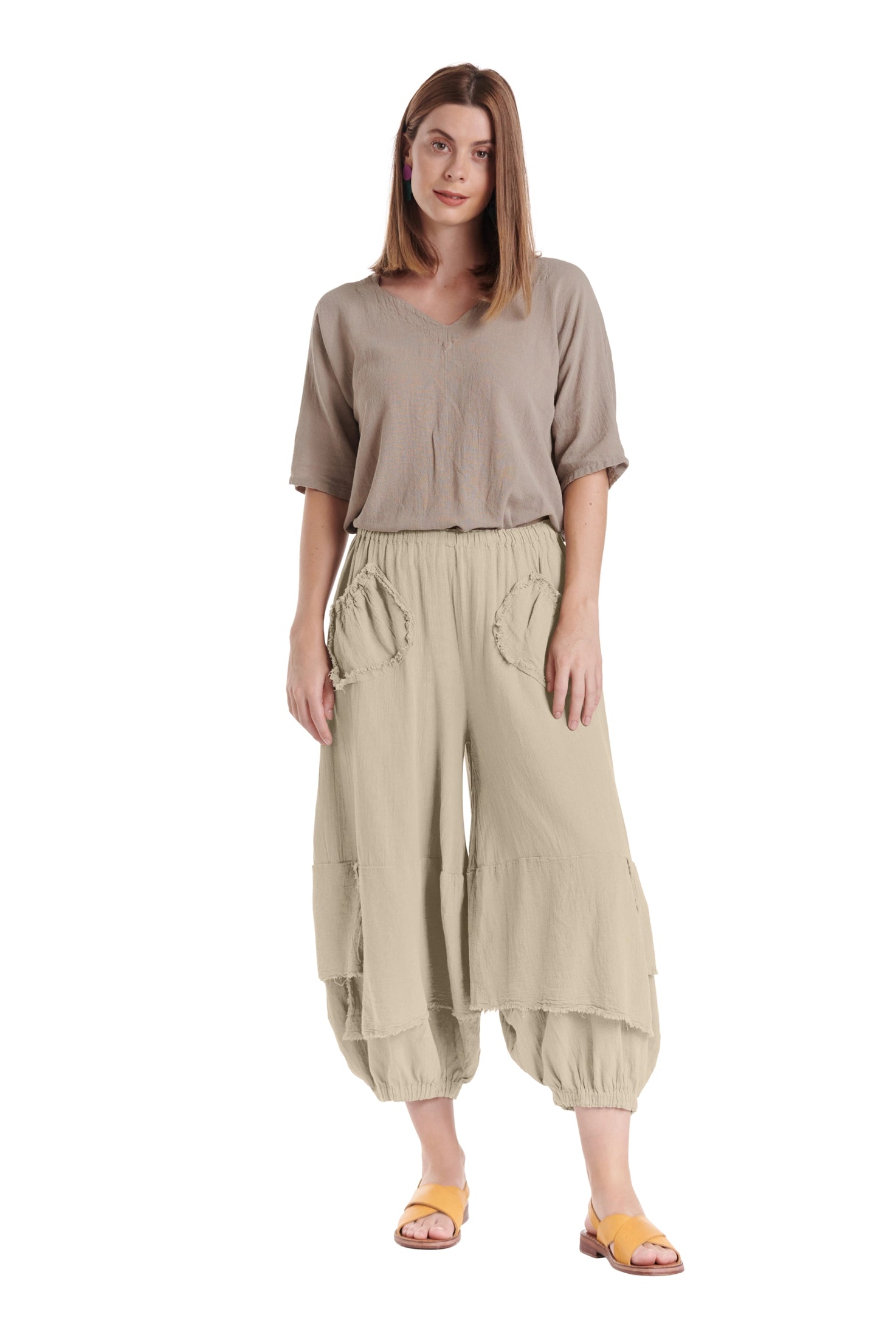 Guchi Cotton Gauze Pants-Oh My Gauze