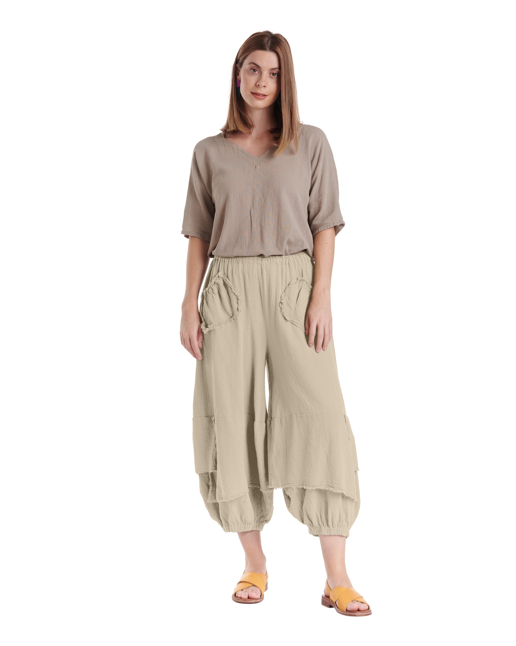 Guchi Cotton Gauze Pants-Oh My Gauze