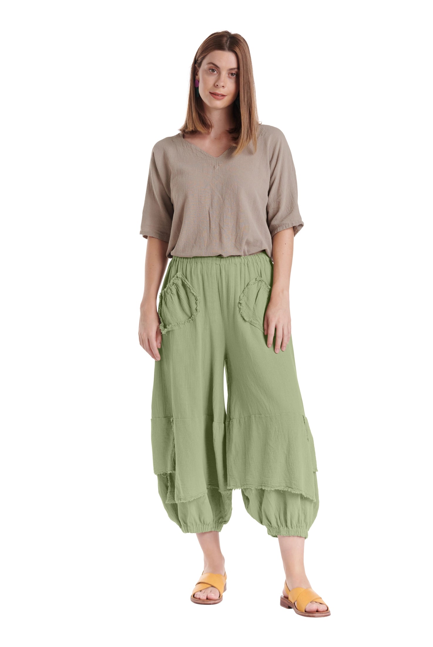 Guchi Cotton Gauze Pants-Oh My Gauze