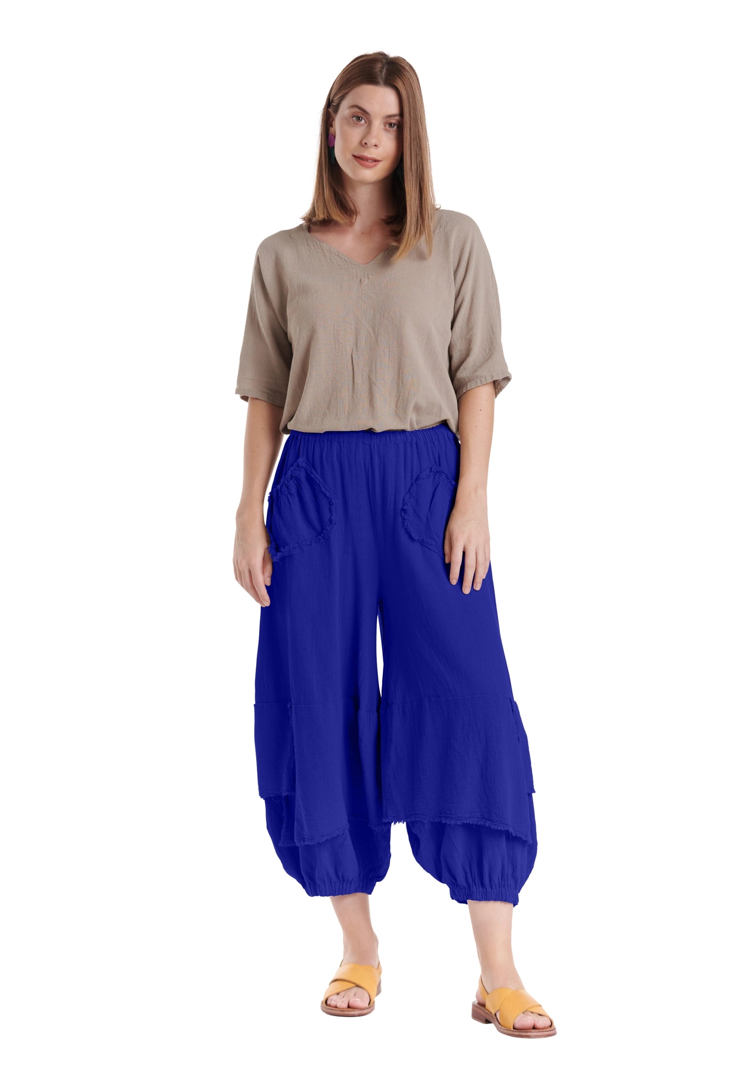 Guchi Cotton Gauze Pants-Oh My Gauze