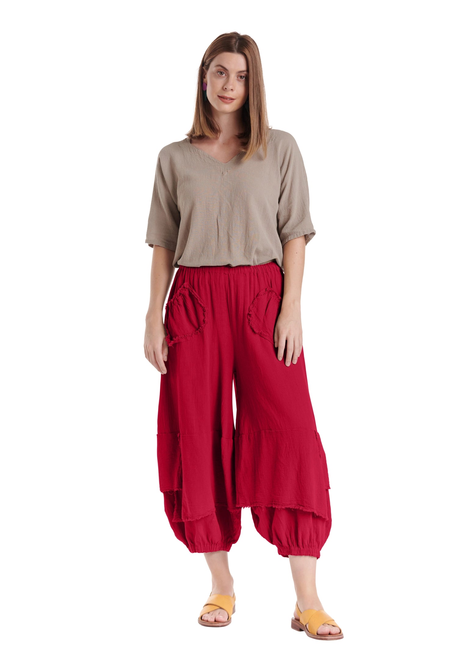 Guchi Cotton Gauze Pants-Oh My Gauze