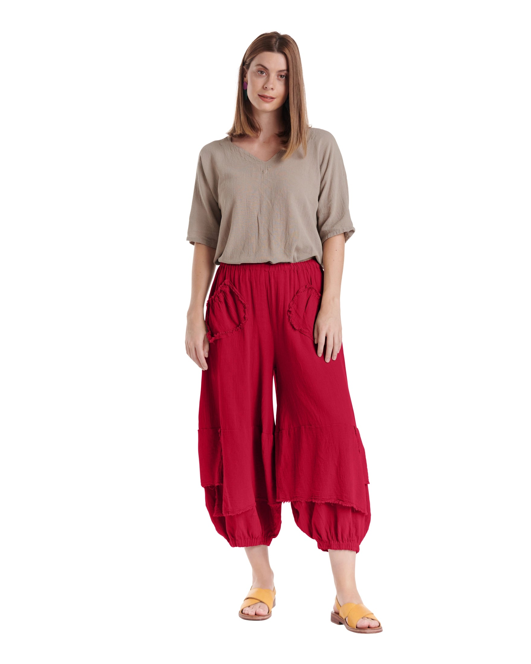 Guchi Cotton Gauze Pants-Oh My Gauze