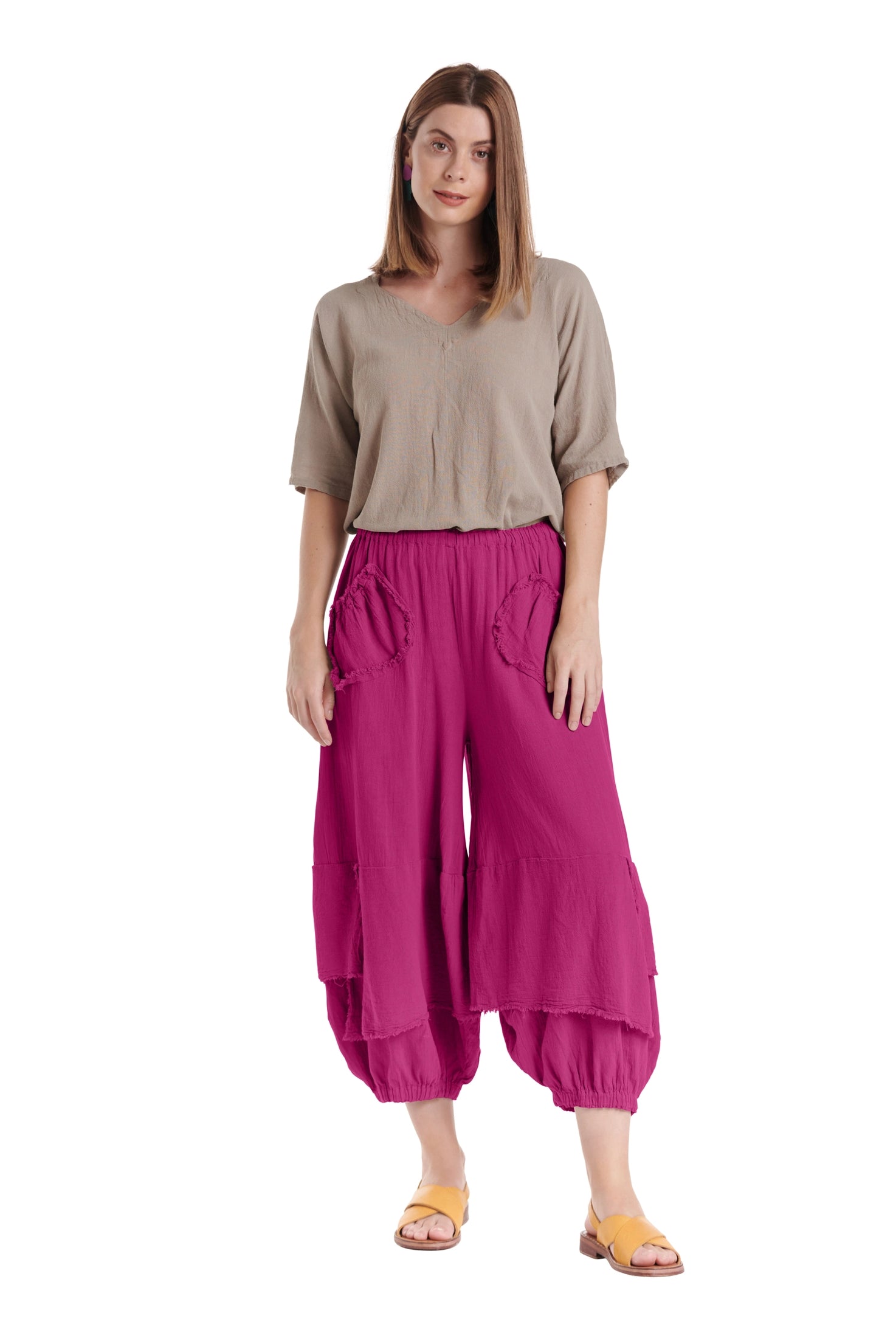 Guchi Cotton Gauze Pants-Oh My Gauze