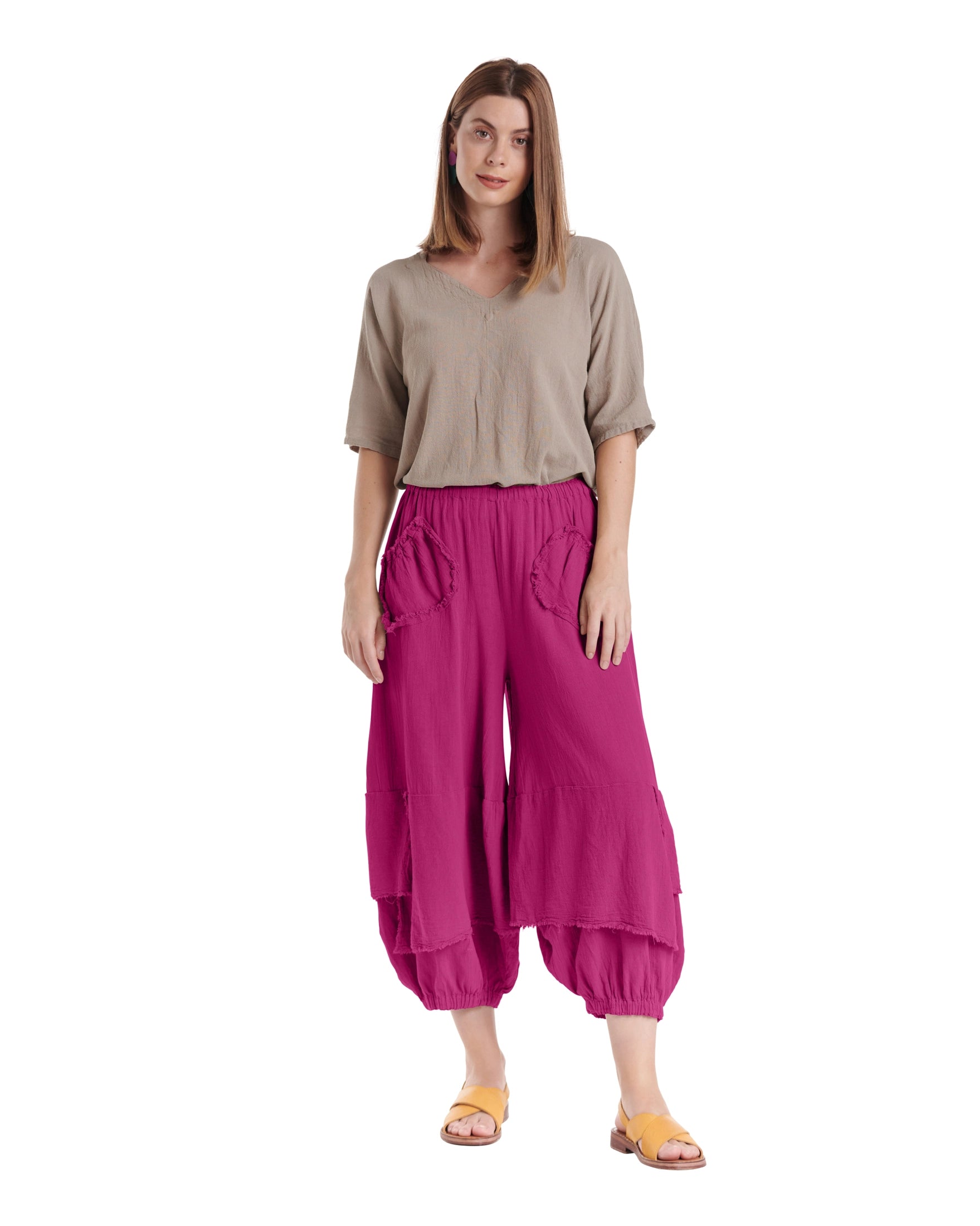 Guchi Cotton Gauze Pants-Oh My Gauze