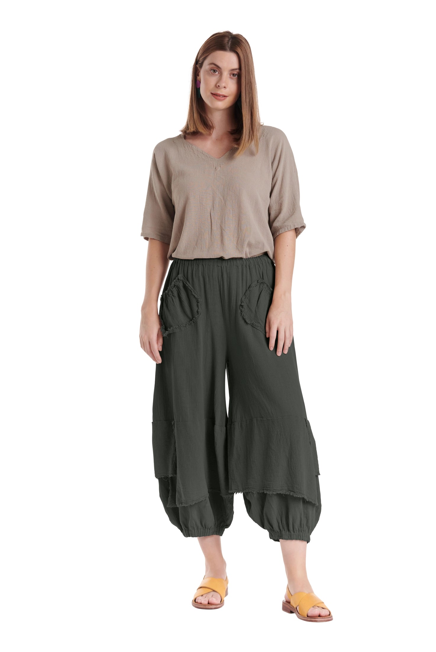 Guchi Cotton Gauze Pants-Oh My Gauze