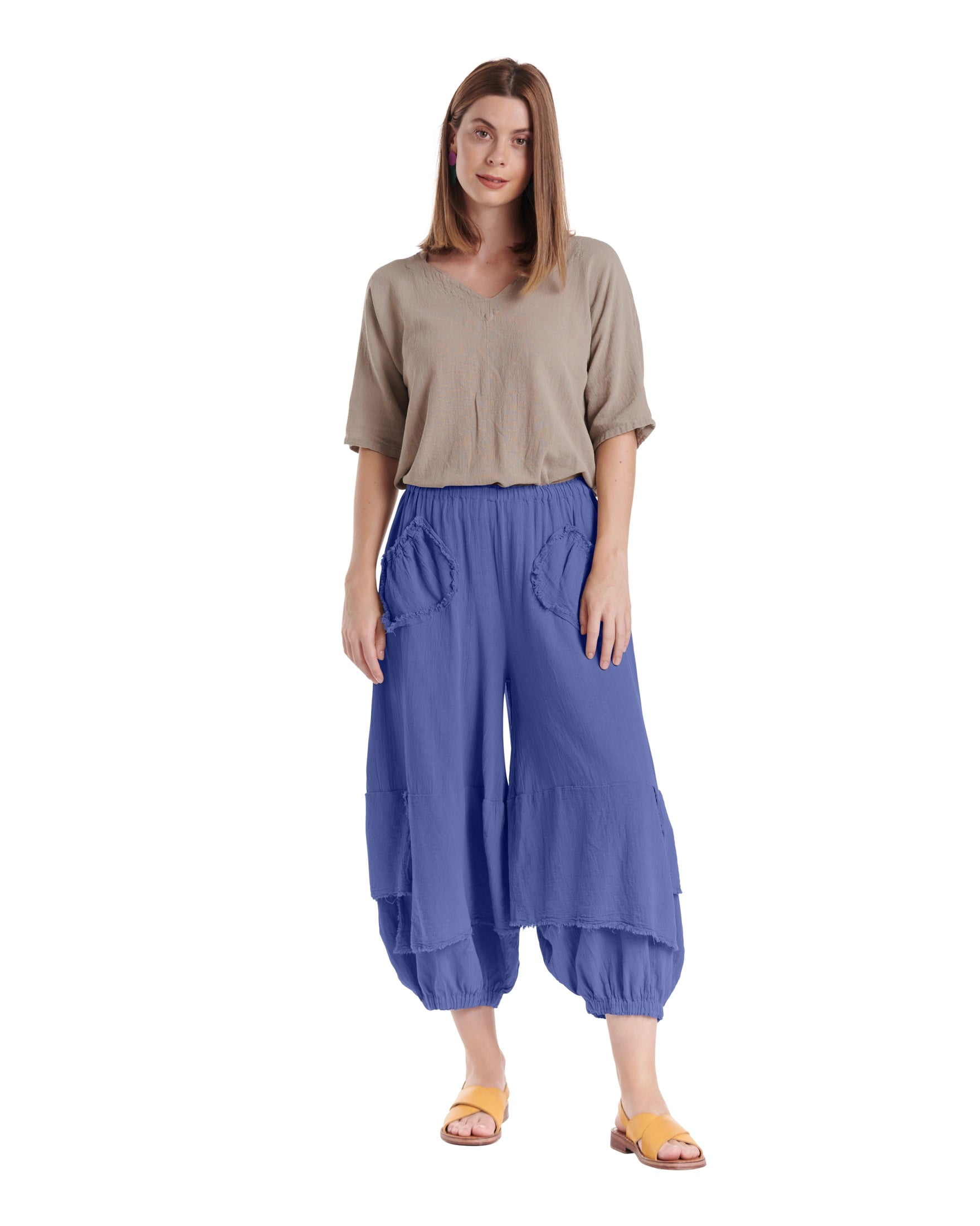 Guchi Cotton Gauze Pants-Oh My Gauze