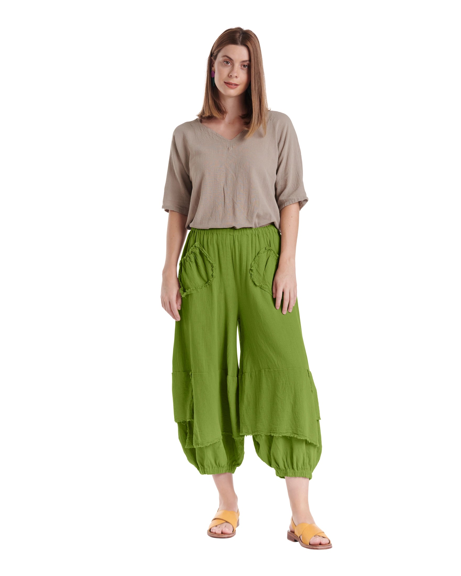 Guchi Cotton Gauze Pants-Oh My Gauze