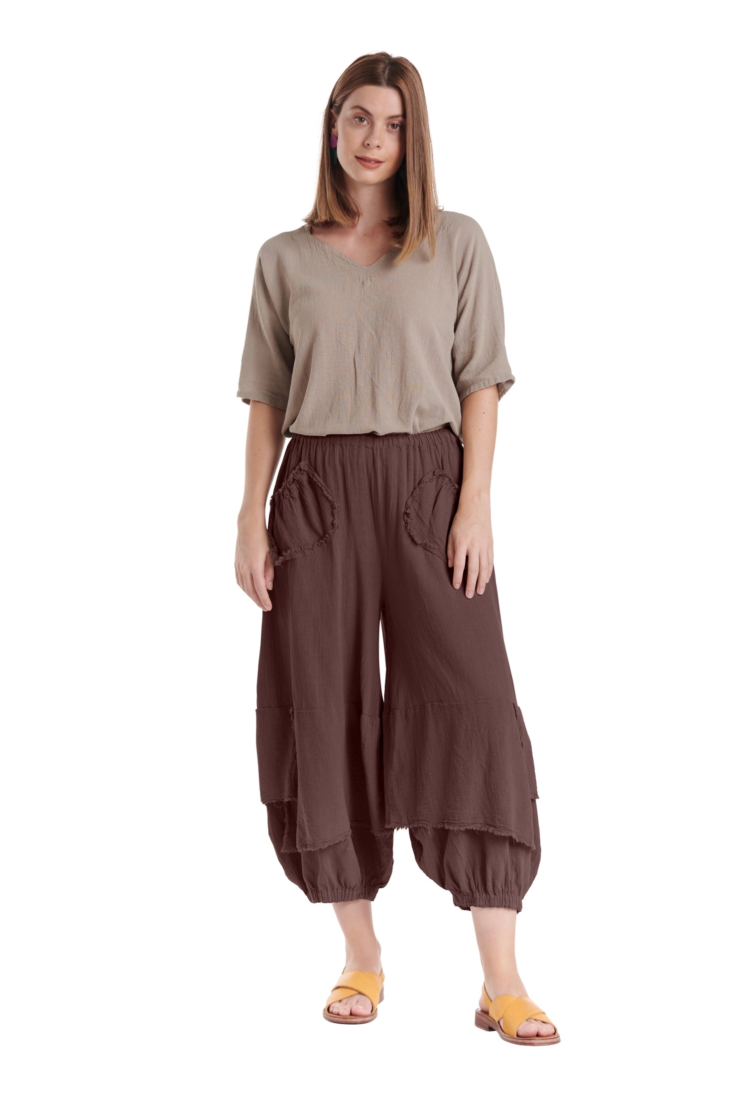 Guchi Cotton Gauze Pants-Oh My Gauze