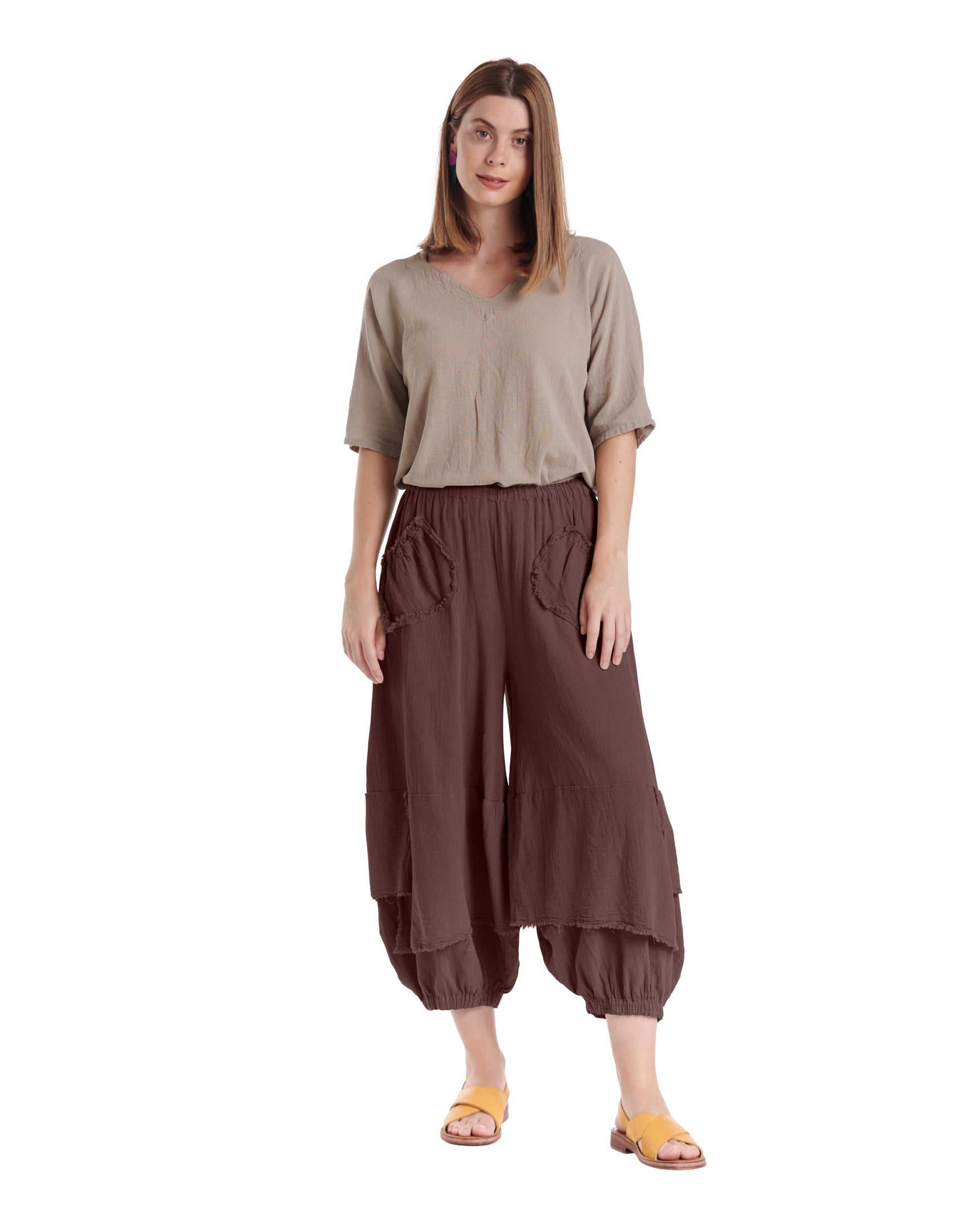Guchi Cotton Gauze Pants-Oh My Gauze