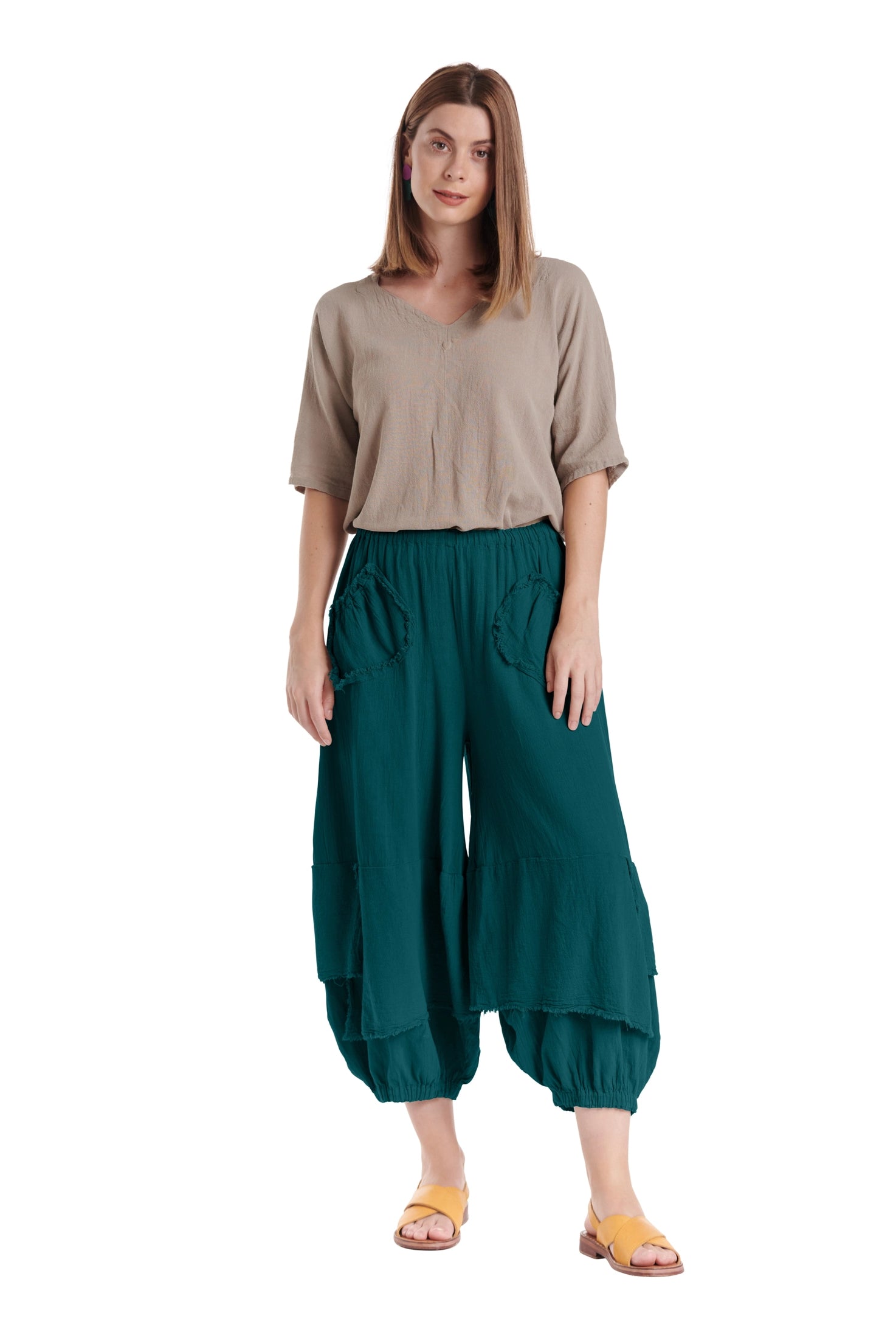 Guchi Cotton Gauze Pants-Oh My Gauze