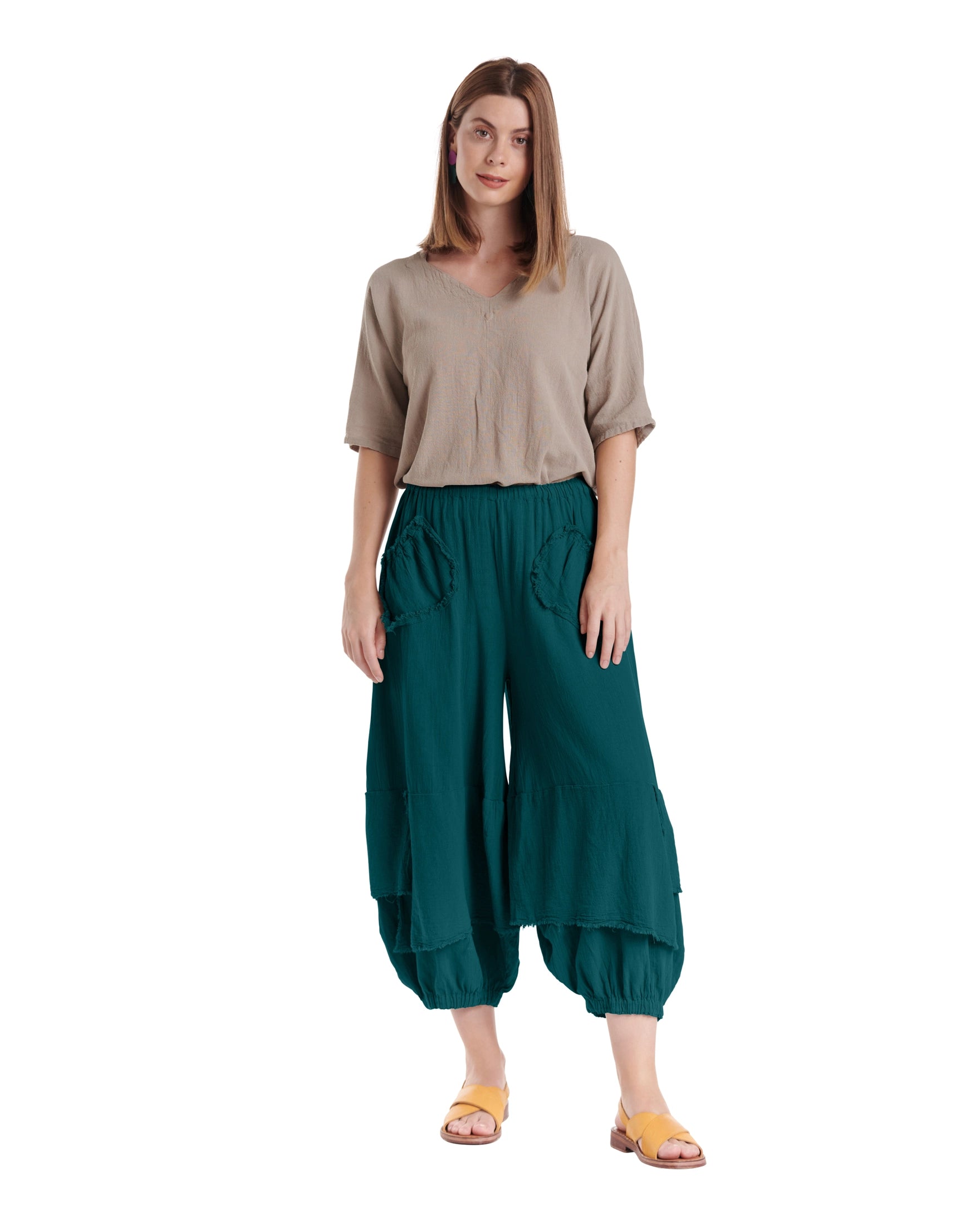 Guchi Cotton Gauze Pants-Oh My Gauze
