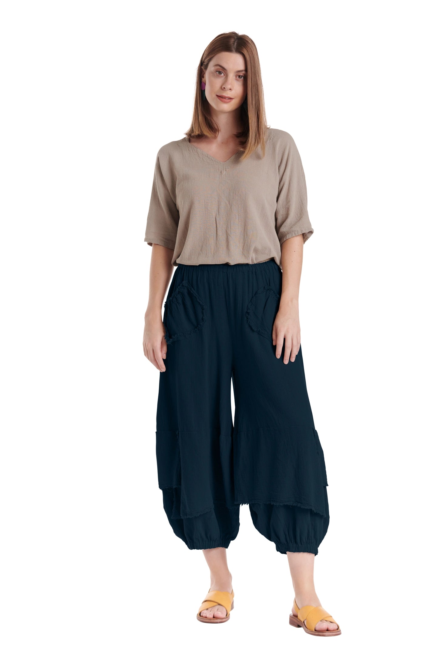 Guchi Cotton Gauze Pants-Oh My Gauze