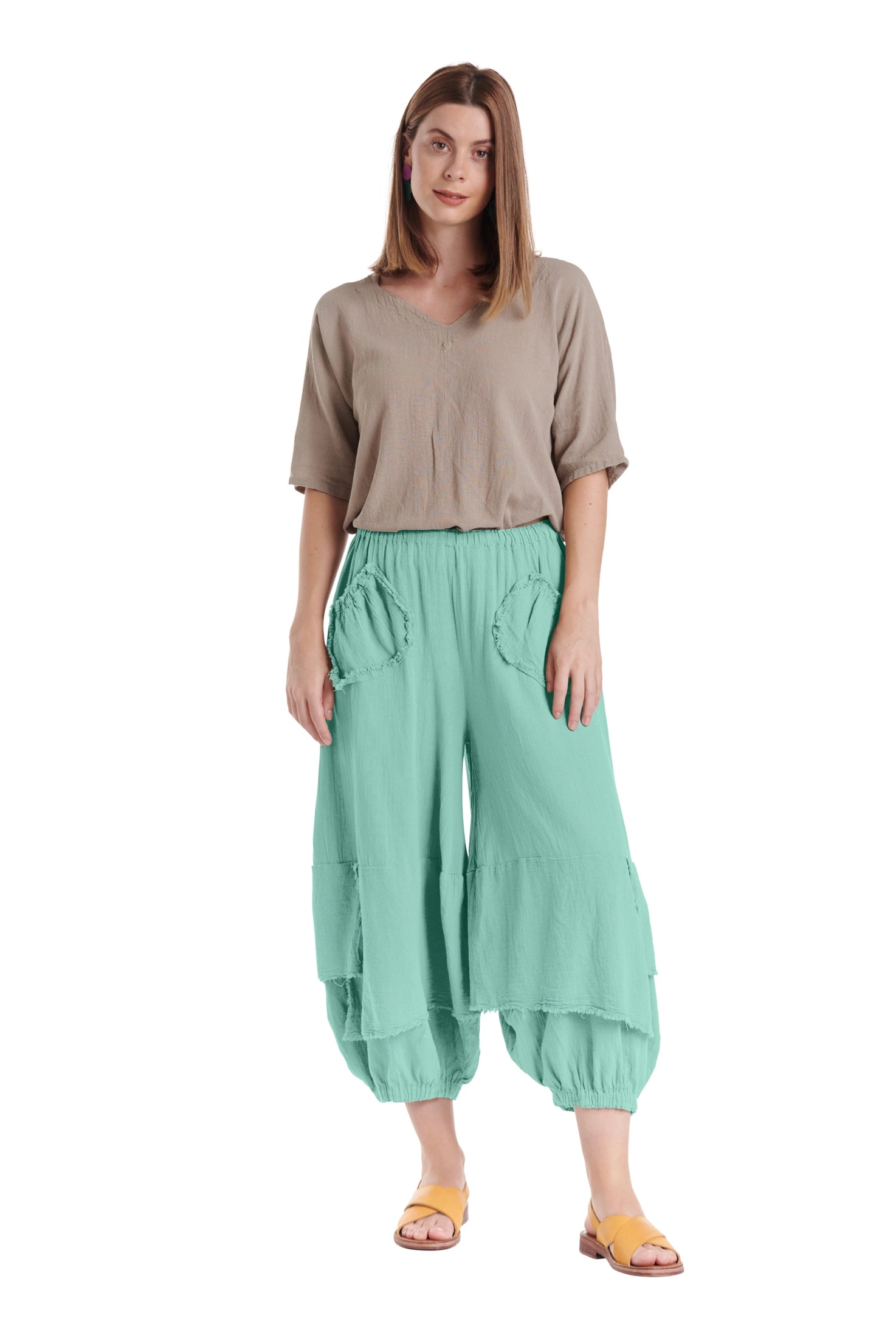 Guchi Cotton Gauze Pants-Oh My Gauze