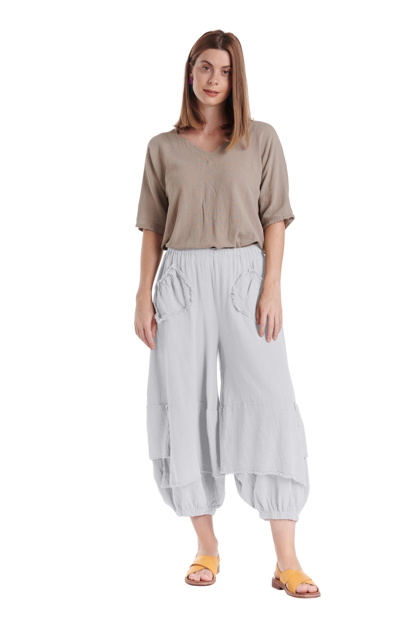 Guchi Cotton Gauze Pants-Oh My Gauze