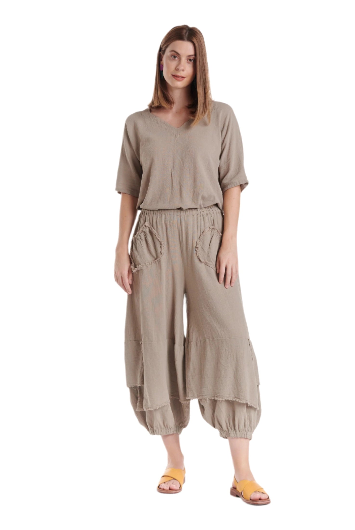 Guchi Cotton Gauze Pants-Oh My Gauze