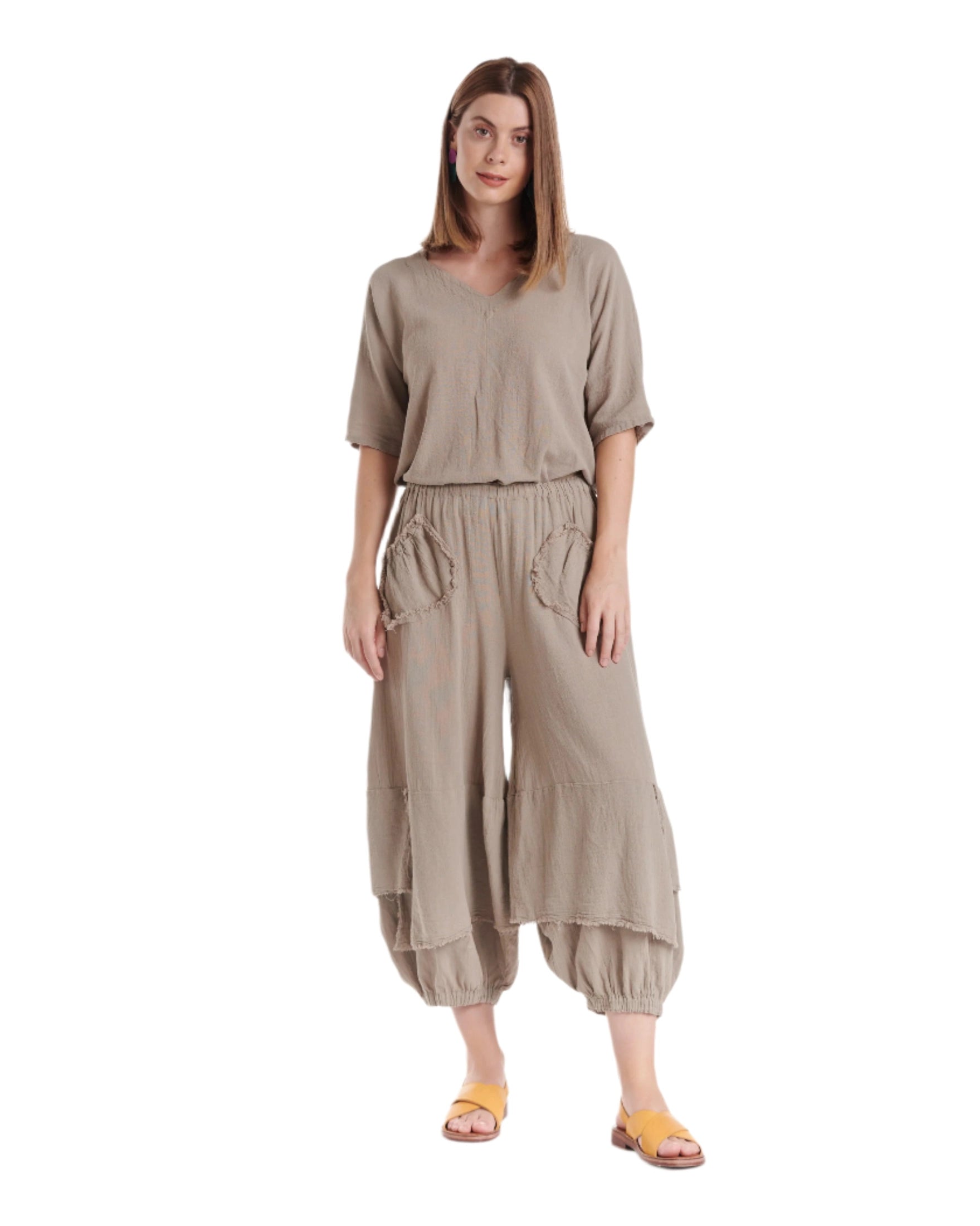 Guchi Cotton Gauze Pants-Oh My Gauze