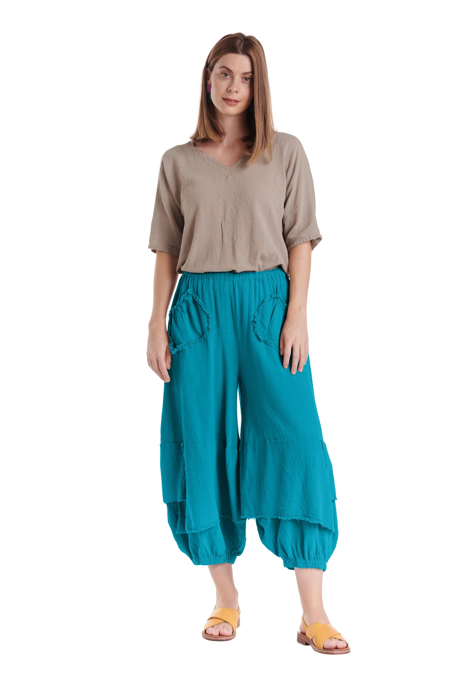 Guchi Cotton Gauze Pants-Oh My Gauze