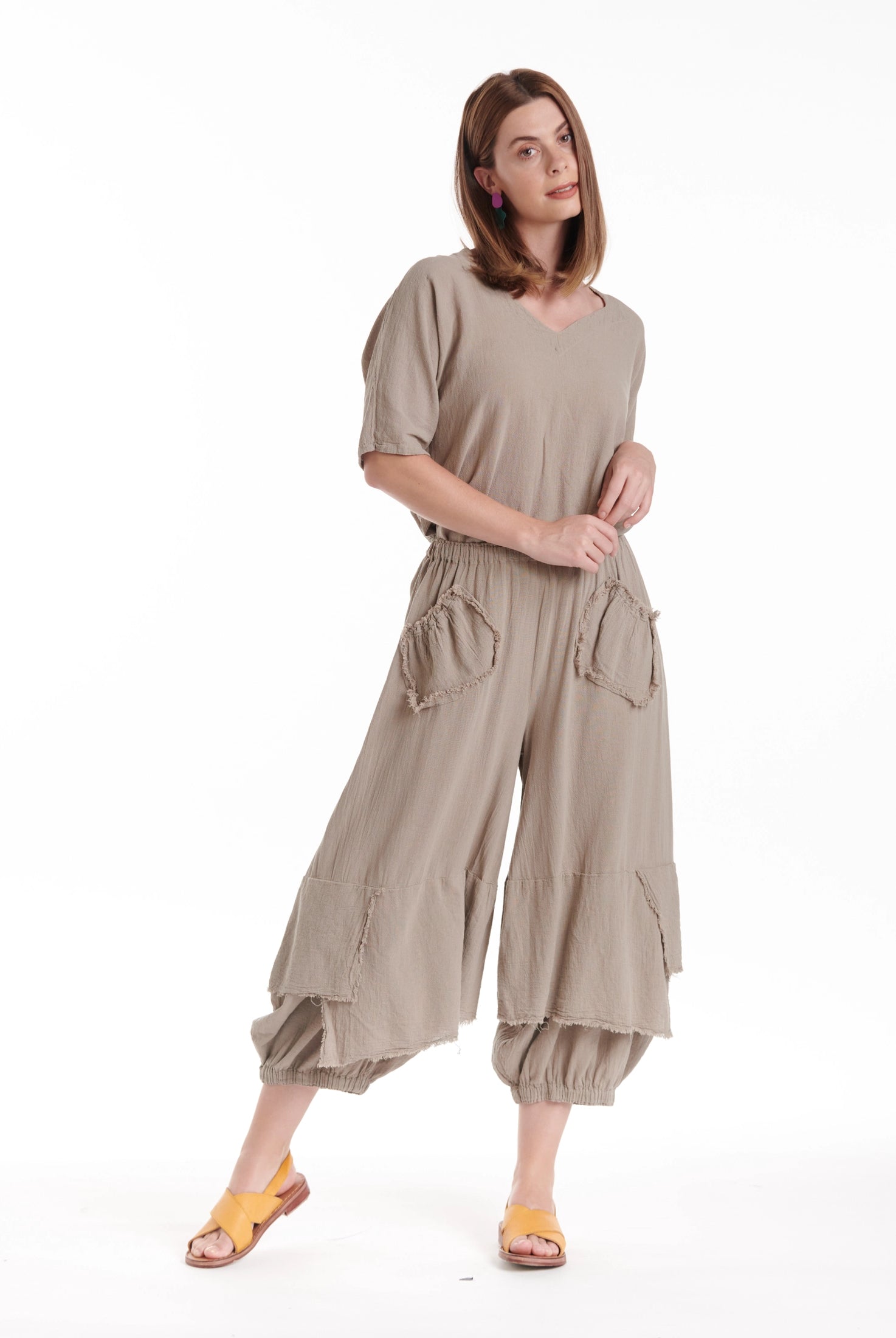Guchi Cotton Gauze Pants-Oh My Gauze
