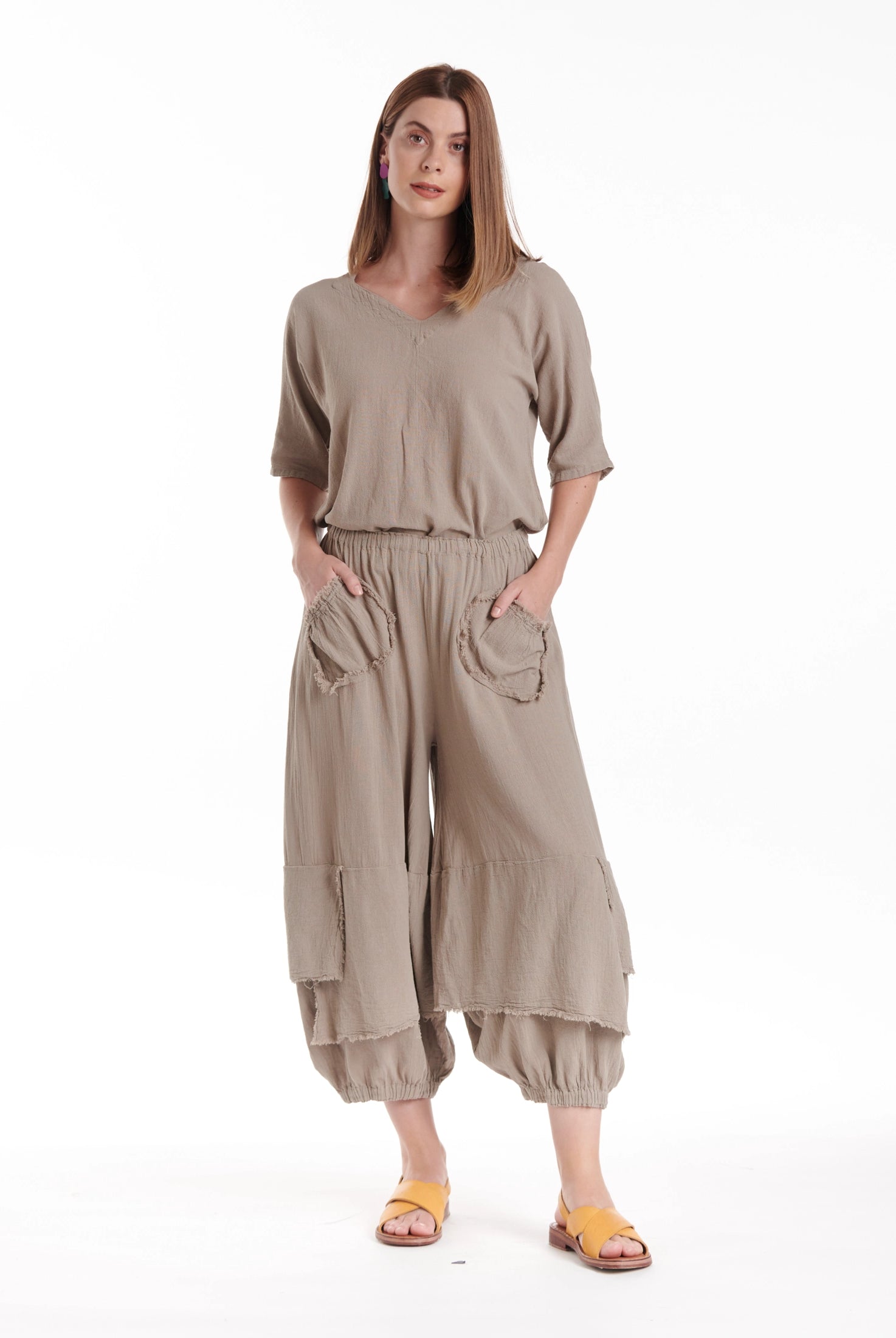 Guchi Cotton Gauze Pants-Oh My Gauze