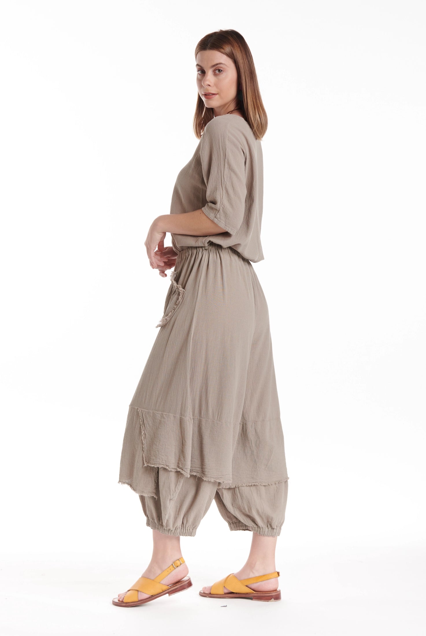 Guchi Cotton Gauze Pants-Oh My Gauze
