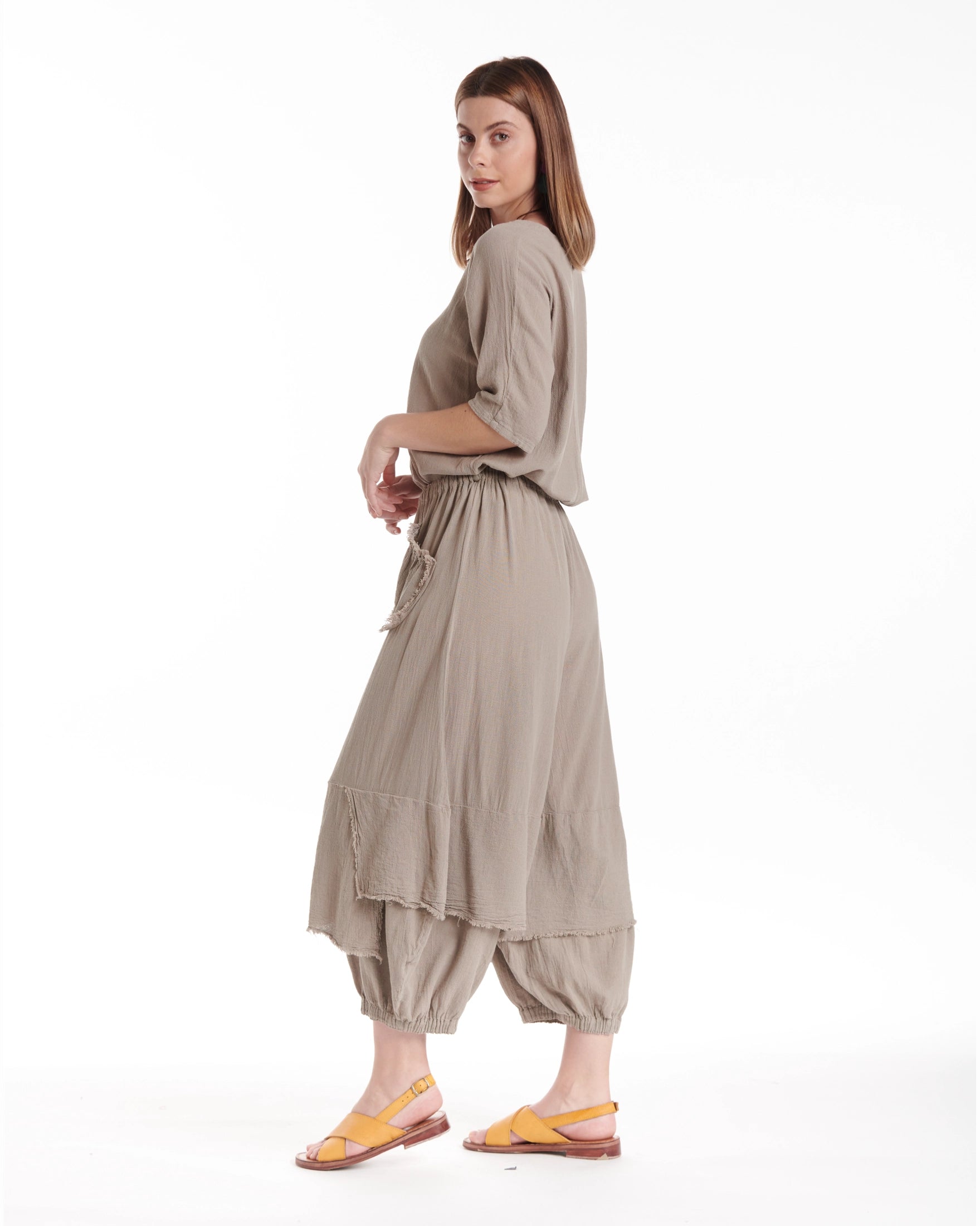 Guchi Cotton Gauze Pants-Oh My Gauze