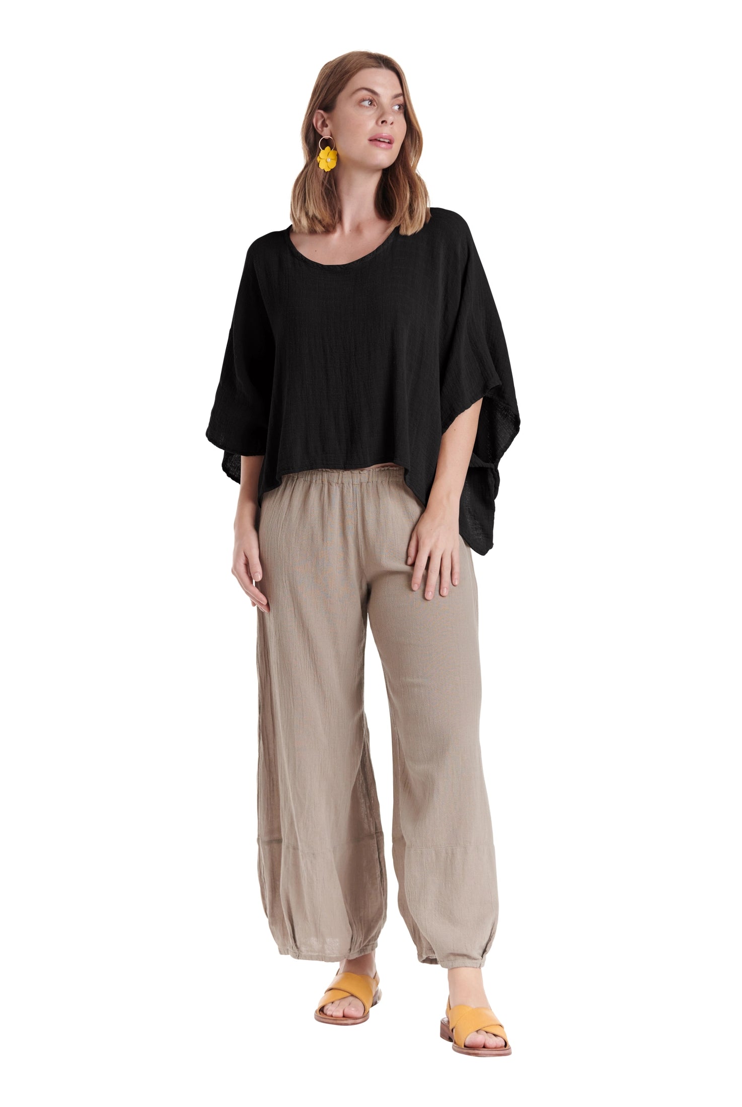 Havana Cotton Gauze Blouse-Oh My Gauze