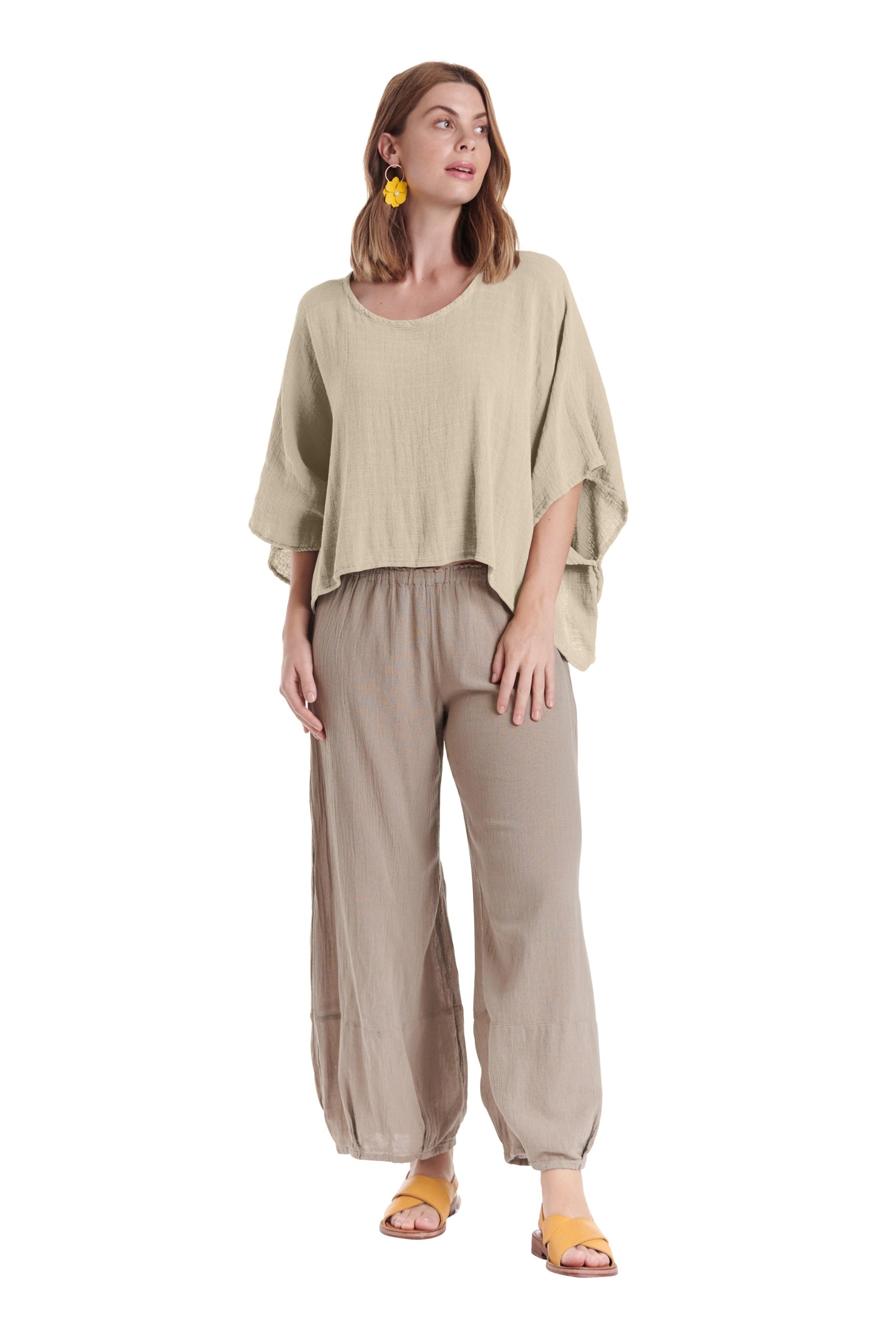Havana Cotton Gauze Blouse-Oh My Gauze