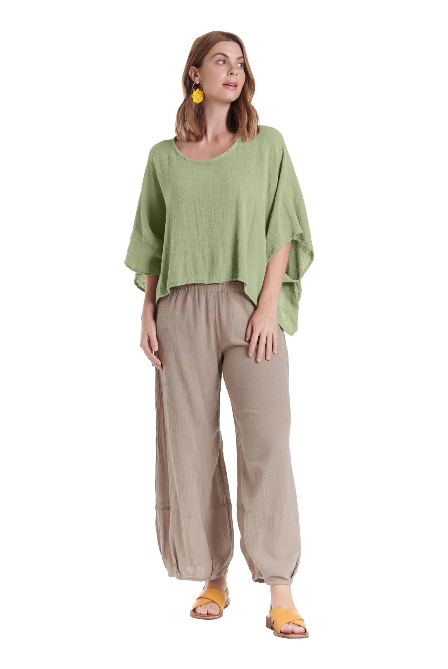 Havana Cotton Gauze Blouse-Oh My Gauze