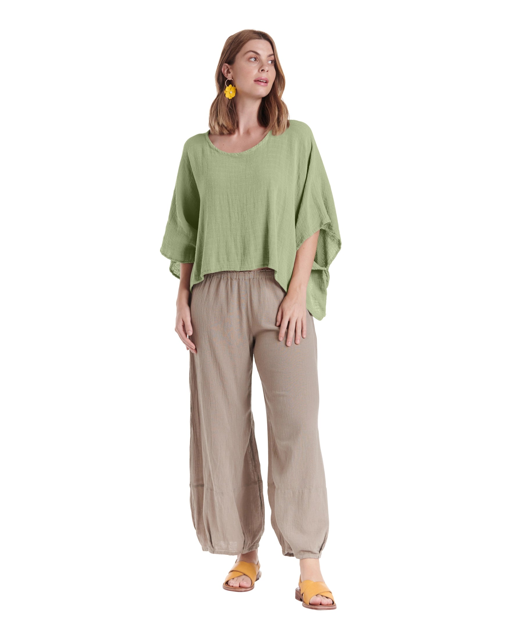 Havana Cotton Gauze Blouse-Oh My Gauze