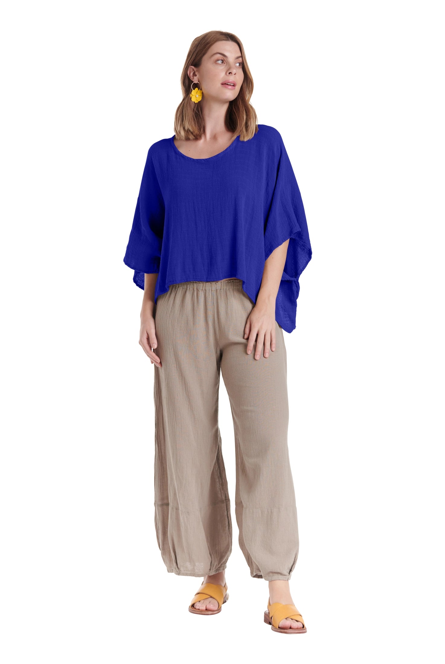 Havana Cotton Gauze Blouse-Oh My Gauze