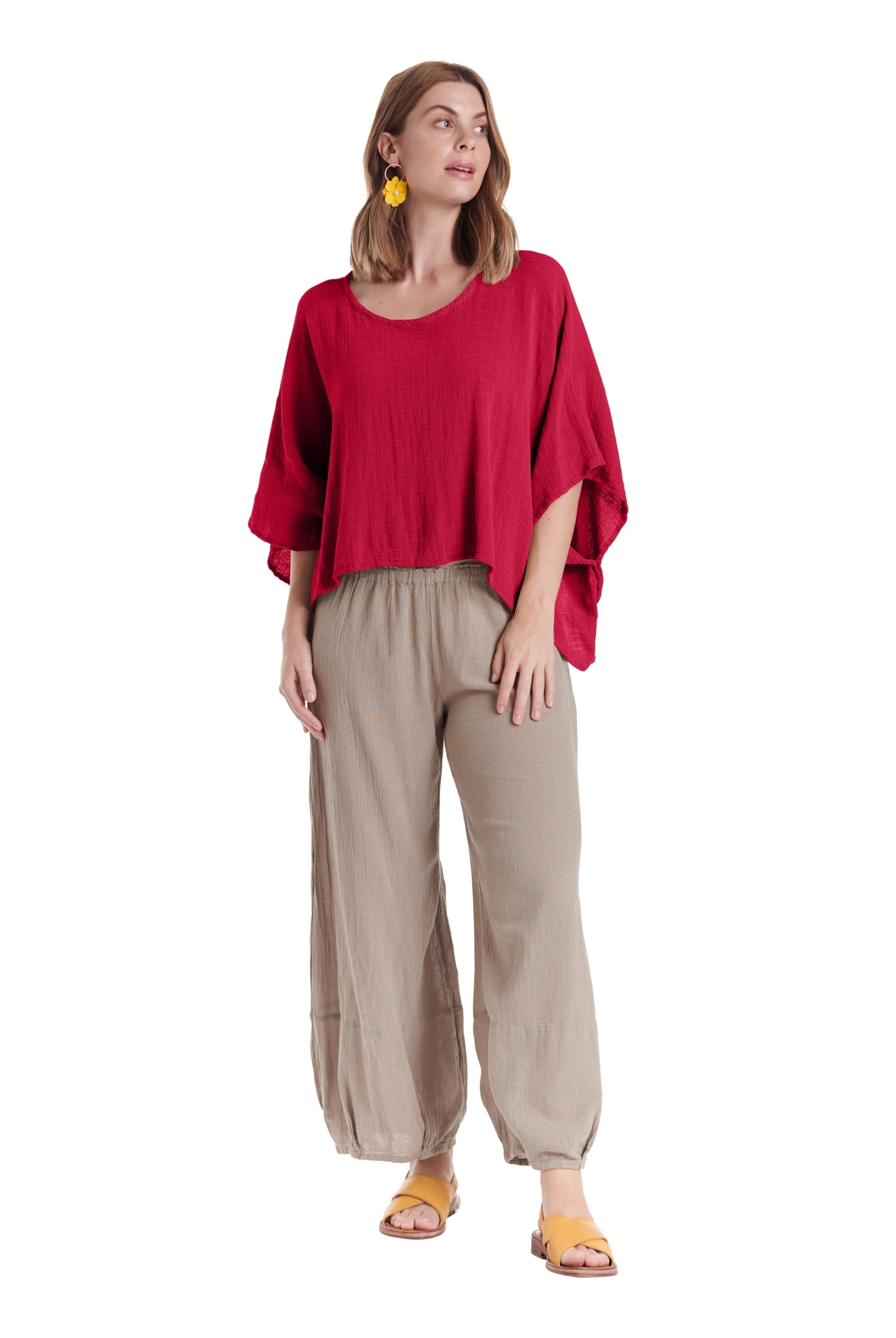 Havana Cotton Gauze Blouse-Oh My Gauze