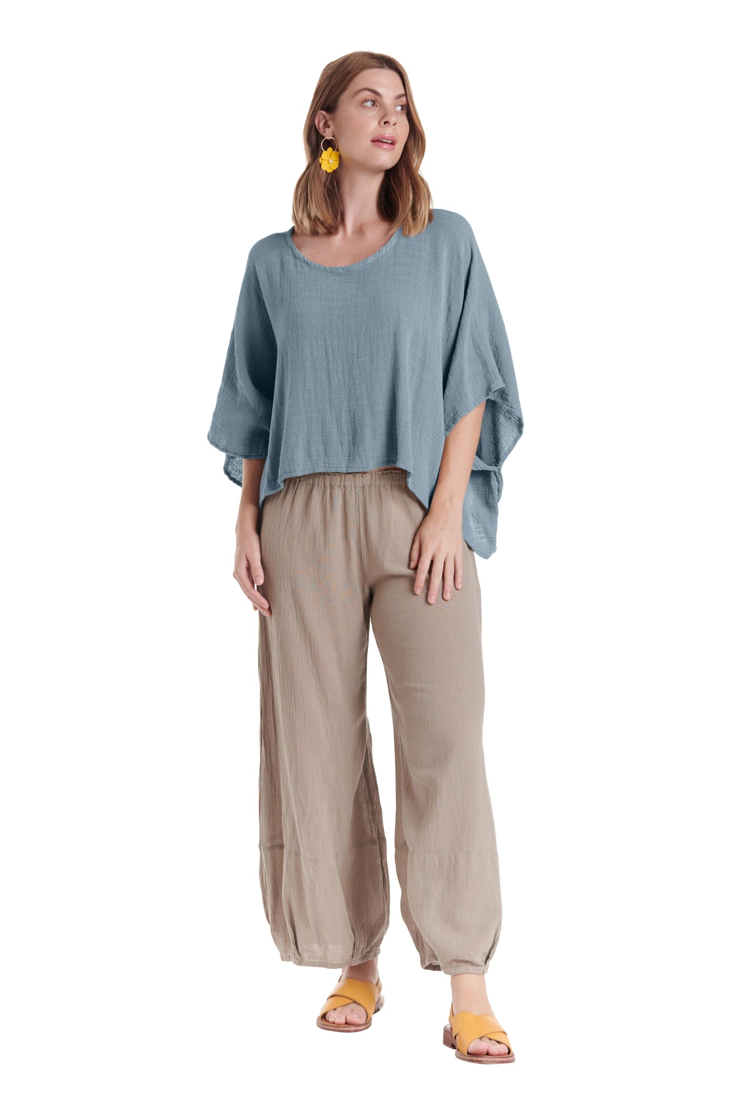 Havana Cotton Gauze Blouse-Oh My Gauze