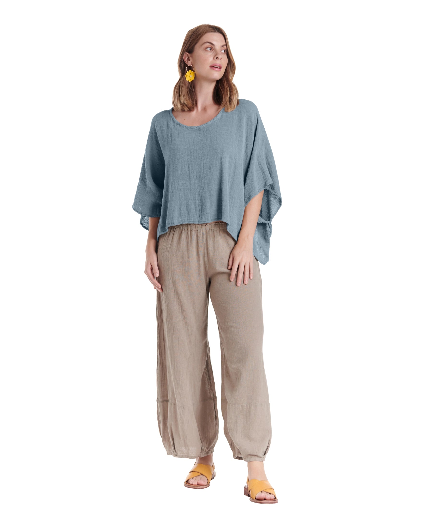 Havana Cotton Gauze Blouse-Oh My Gauze