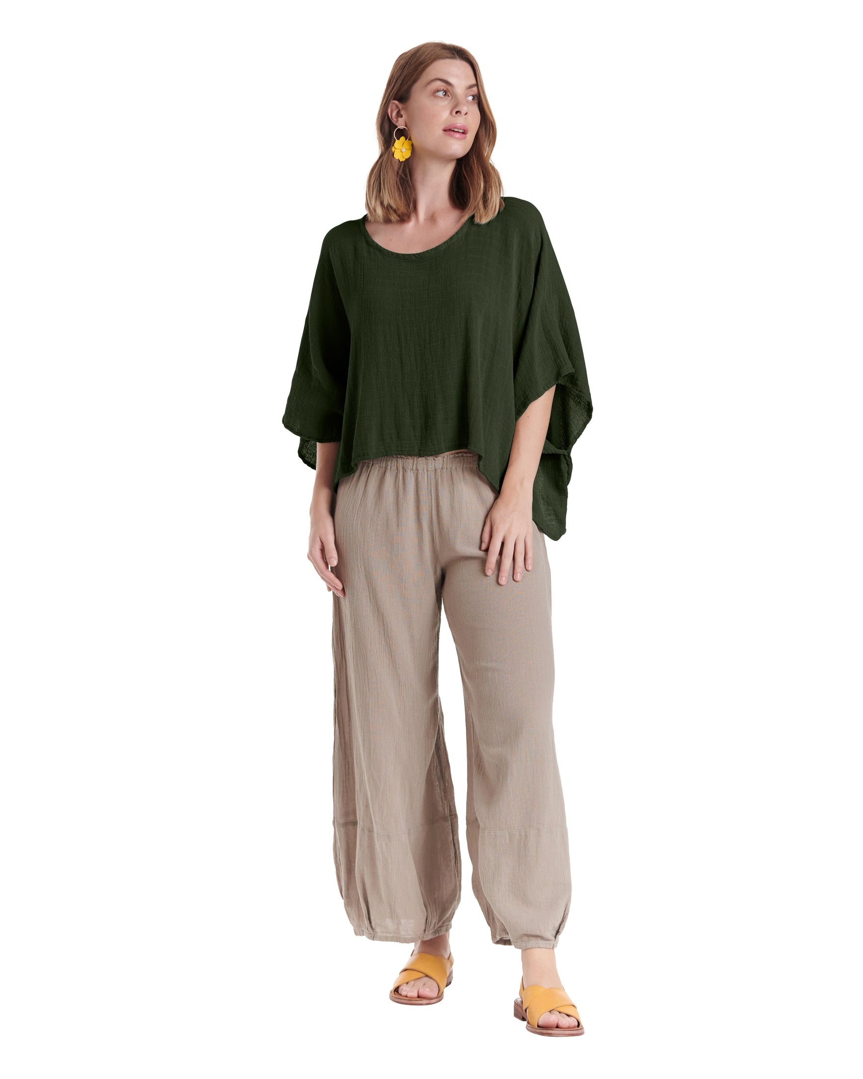 Havana Cotton Gauze Blouse-Oh My Gauze