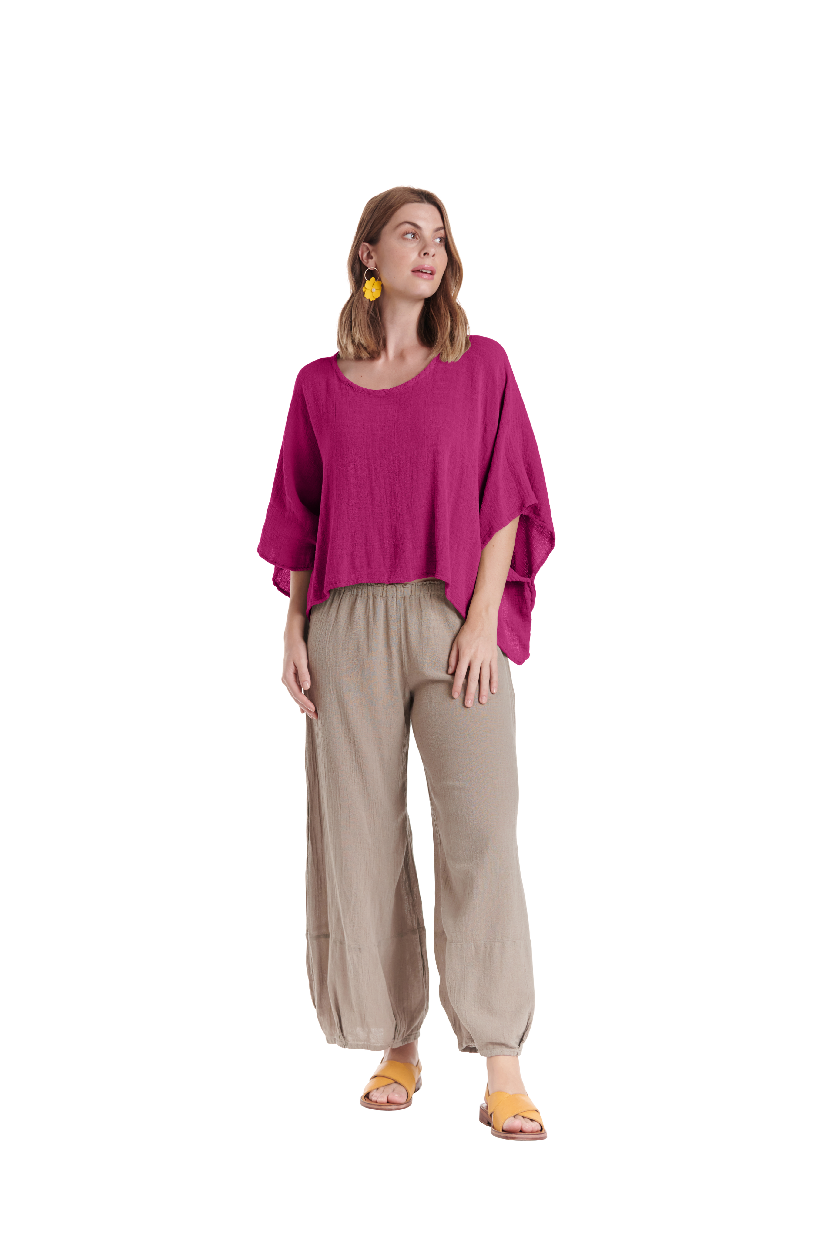 Havana Cotton Gauze Blouse-Oh My Gauze