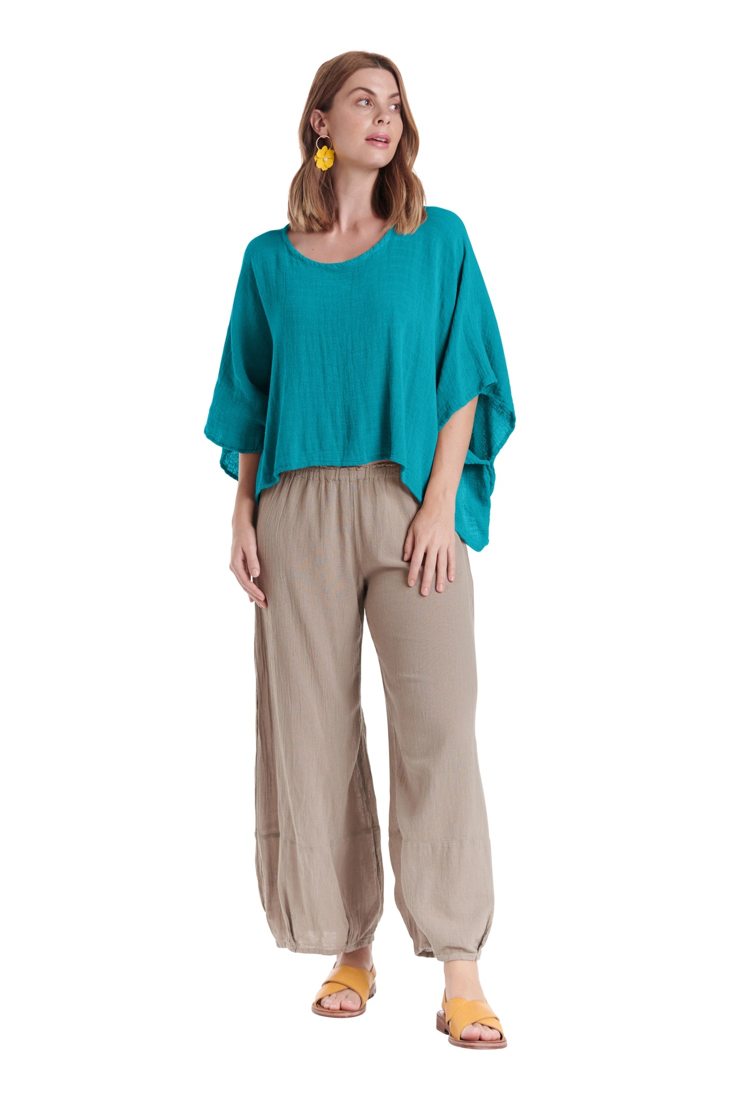 Havana Cotton Gauze Blouse-Oh My Gauze