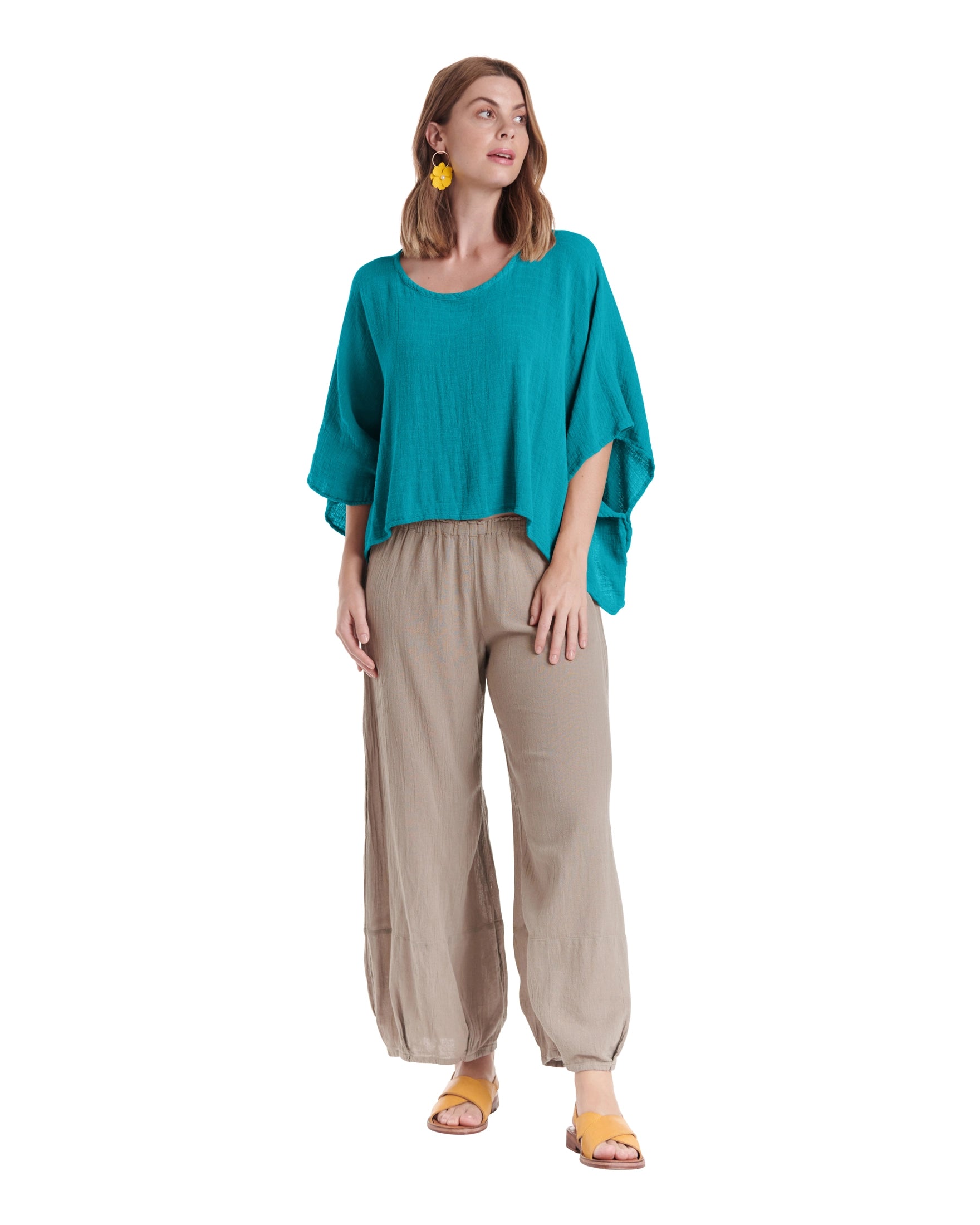 Havana Cotton Gauze Blouse-Oh My Gauze